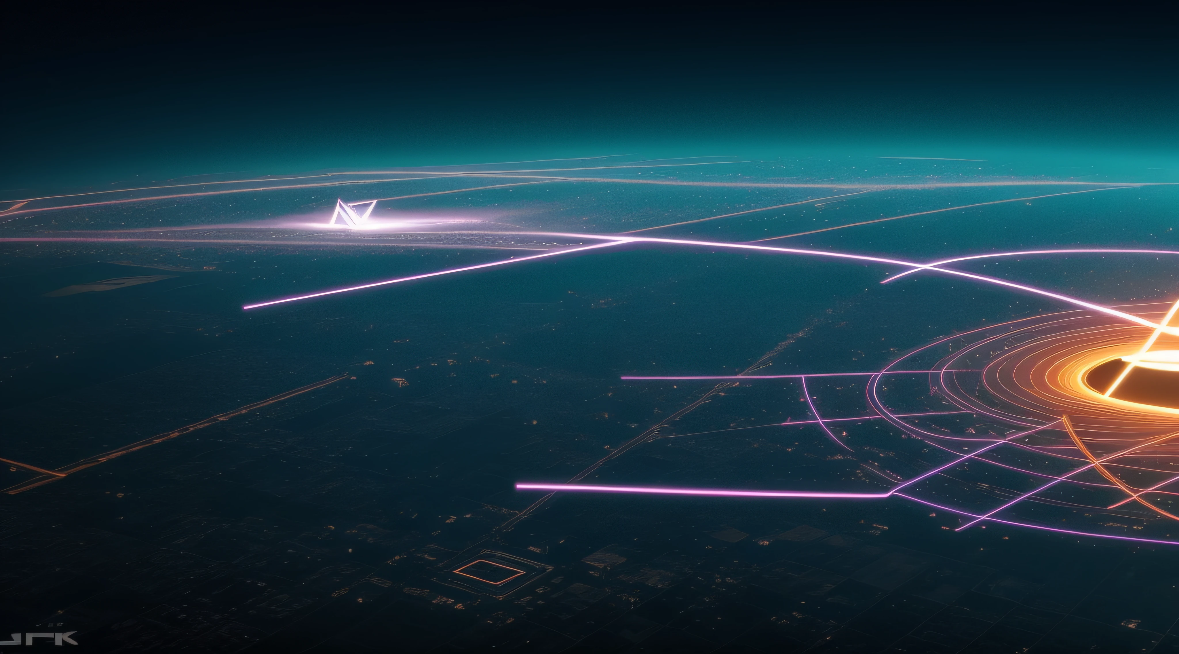 Electromagnetic waves, detalhado, 4k, realista