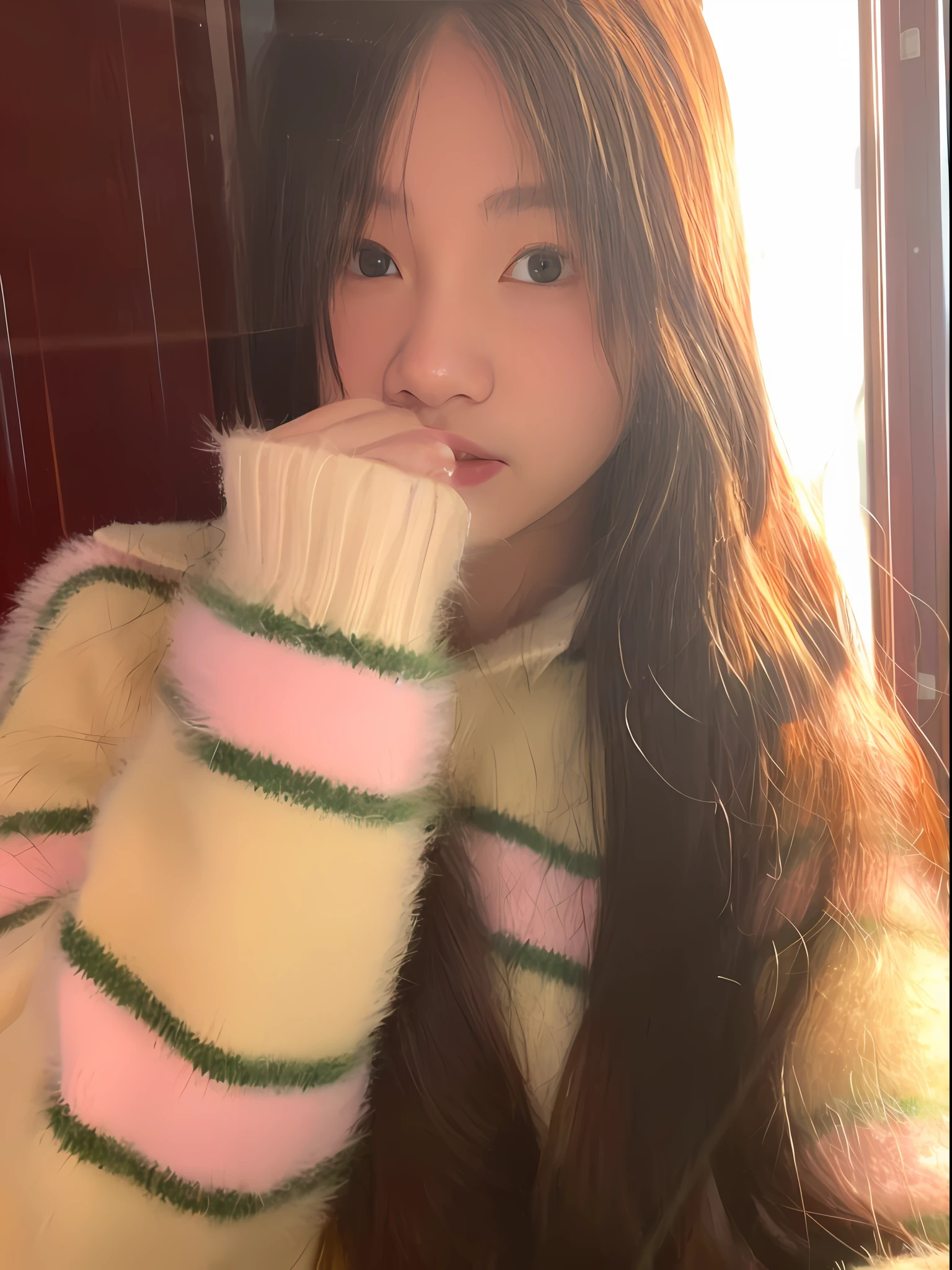 Long hair alafi girl in sweater and striped sweater, ulzzangs, Shin Jinying, jaeyeon nam, 🍁 Cute, 🚿🗝📝, sakimichan, With long hair, park jimin, 2 4 miles/sec, 24mp, shaxi, bae suzy, Lee Ji-eun, lee ji eun, personal profile picture