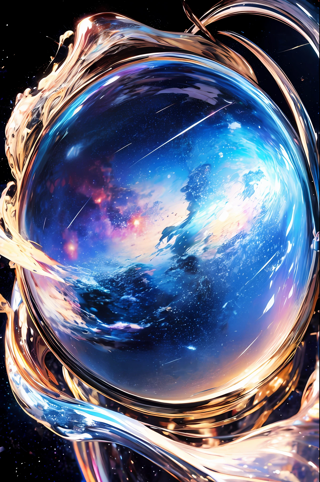 A universe with stars