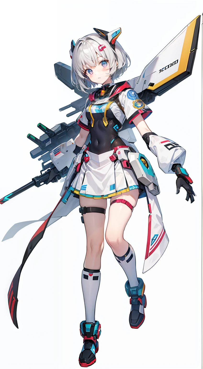 The costume style was changed to a mecha style girl