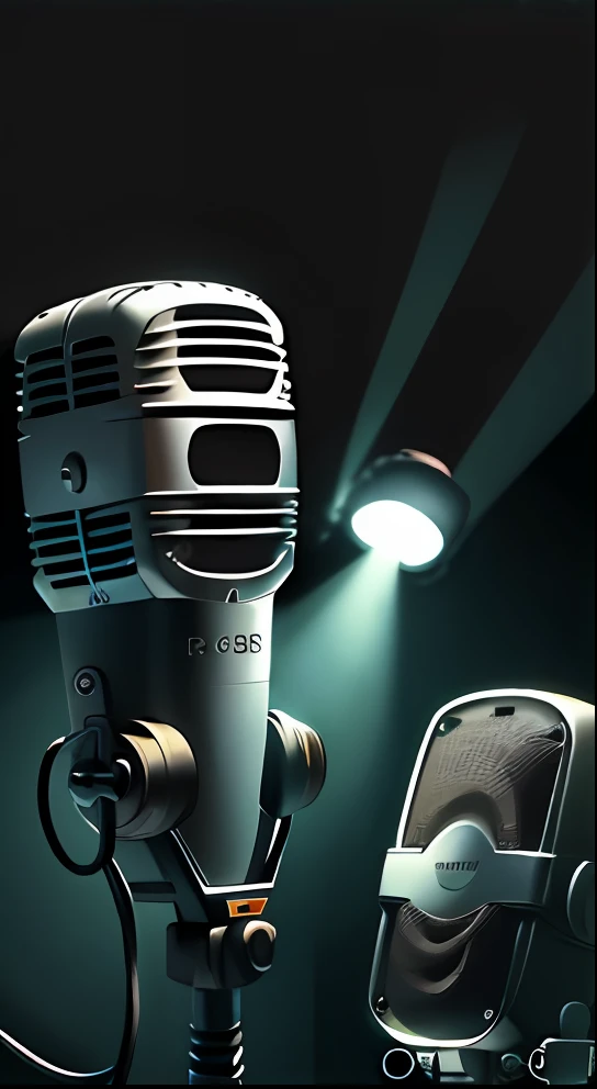 Drawing of the microphone with the power cord attached, microphones, microphone silluette, singing for you, microphones, standing microphones, rapping into microphone, vocal, studio microphone, singers, drawn image, Cartoon image, sitting in front of a microphone, author:Konrad Wiitz, Studio quality, singing into microphone, Artistic illustration, Fine illustration