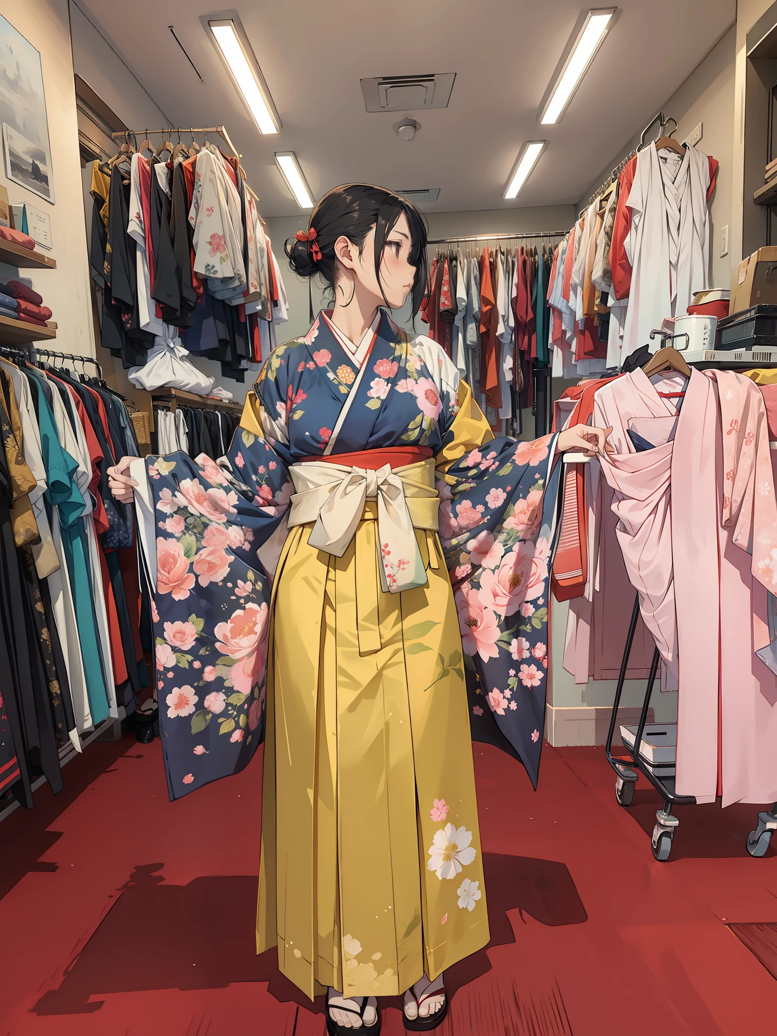 girl, hakama