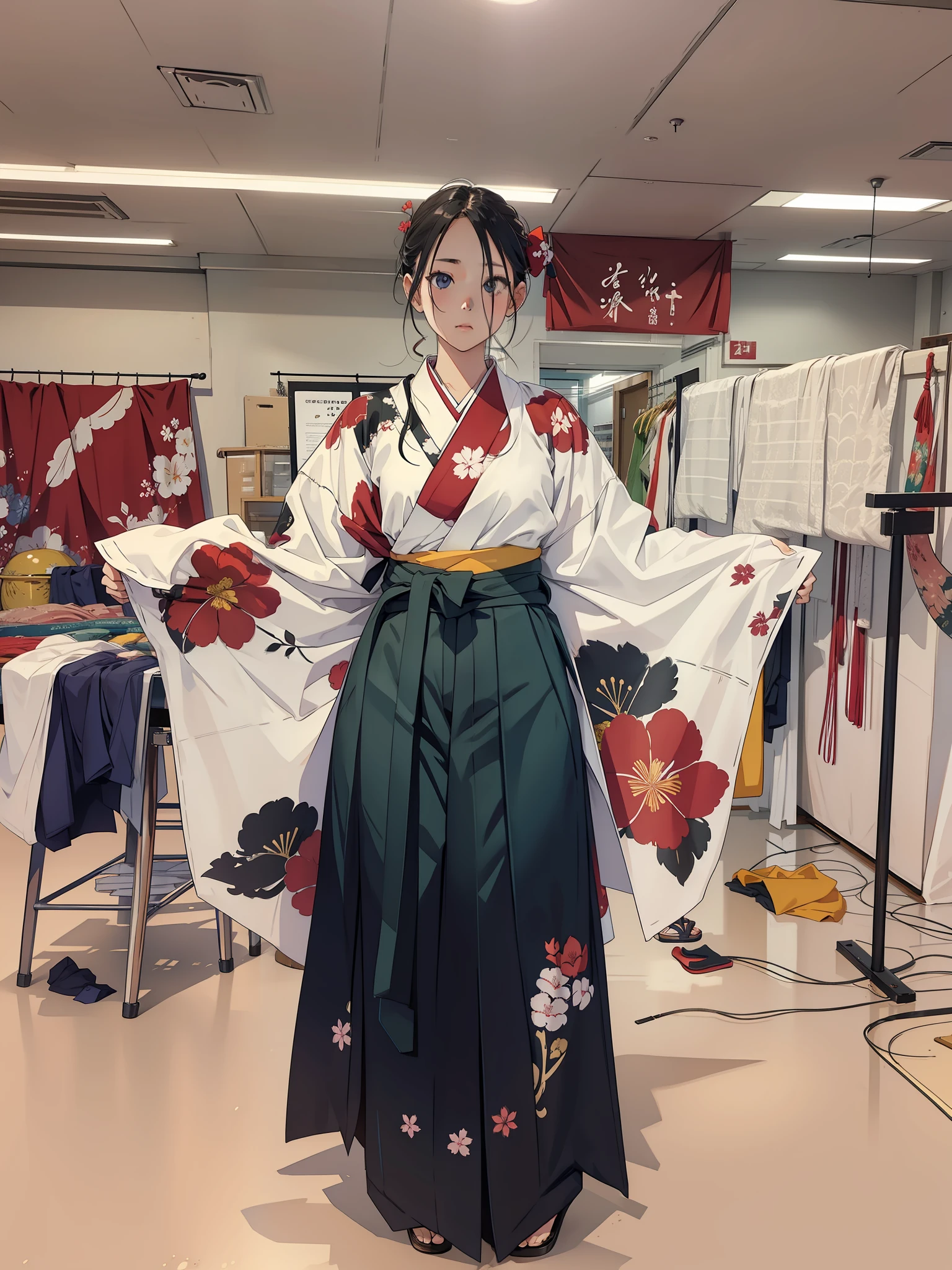 girl, hakama