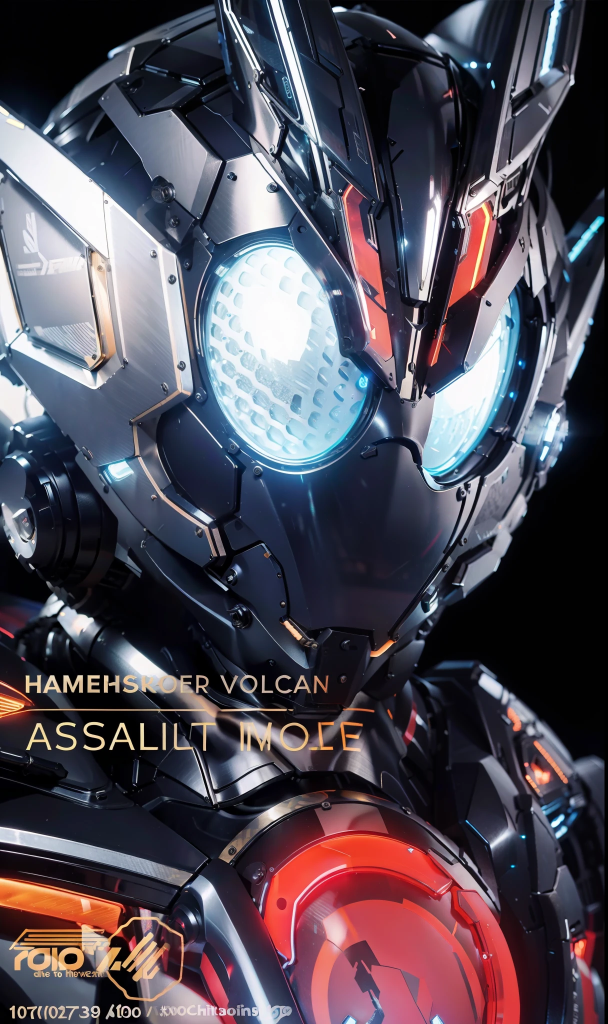 Realiy,photorealestic,Machinary,mechs,Technologie,musculous,glowing light eyes,Burly body,style of photography,Real scenery(Metallic texture 1.8)(Excess detail 2)(High resolution1.6)(4K clarity1.9)(Carbon fiber 1.5)(Metal reflection 1.5),Neon lights,obi strip(1:1)