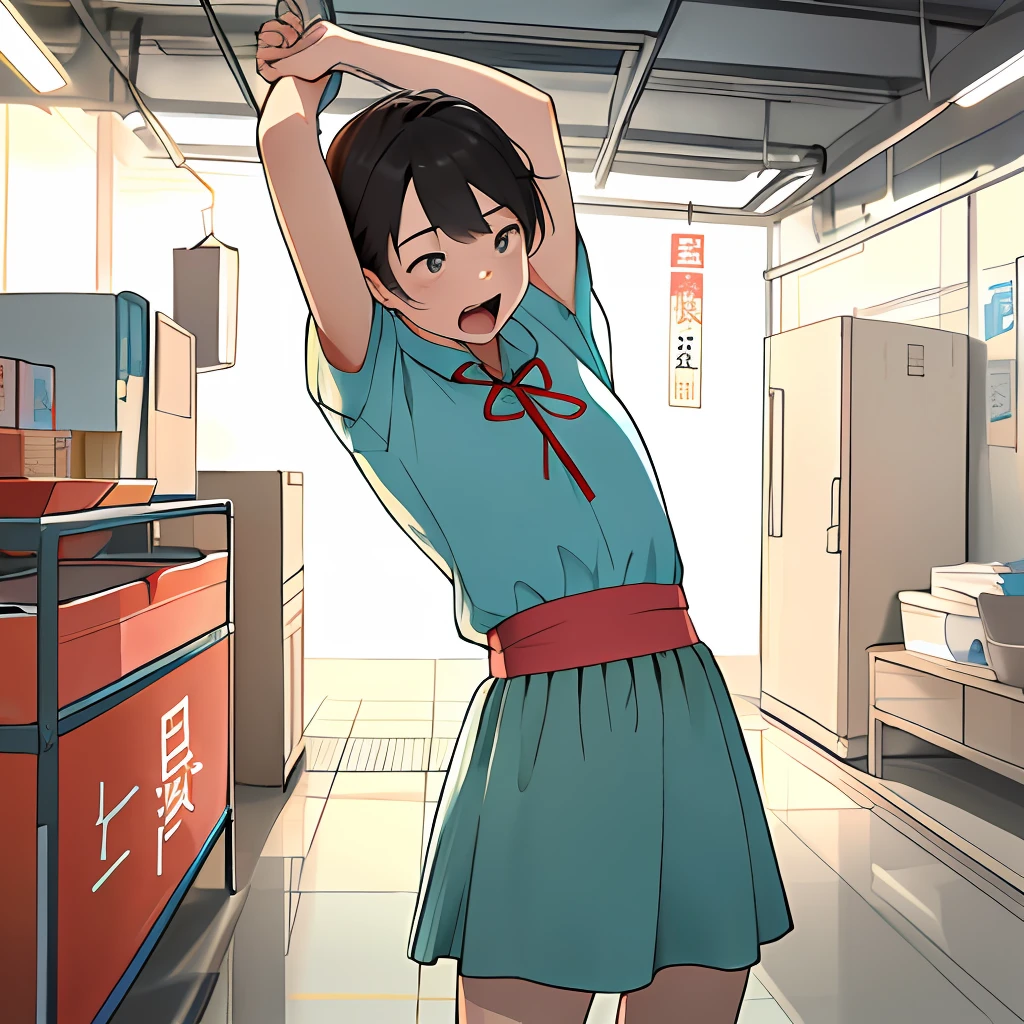 （best qualtiy：1.0），（超高分辨率：1.0），The girl is fast approaching you，Suddenly stretch out your arms，Kiss your cheek，You open your mouth wide in surprise。