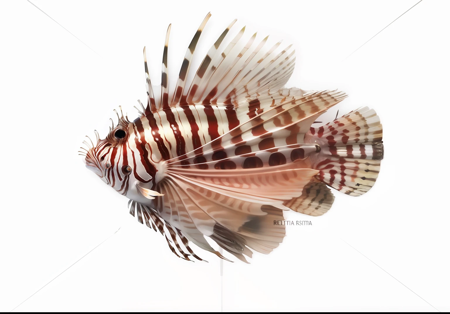 Lion fish high resolution eight car full HD, realista Ultra realista