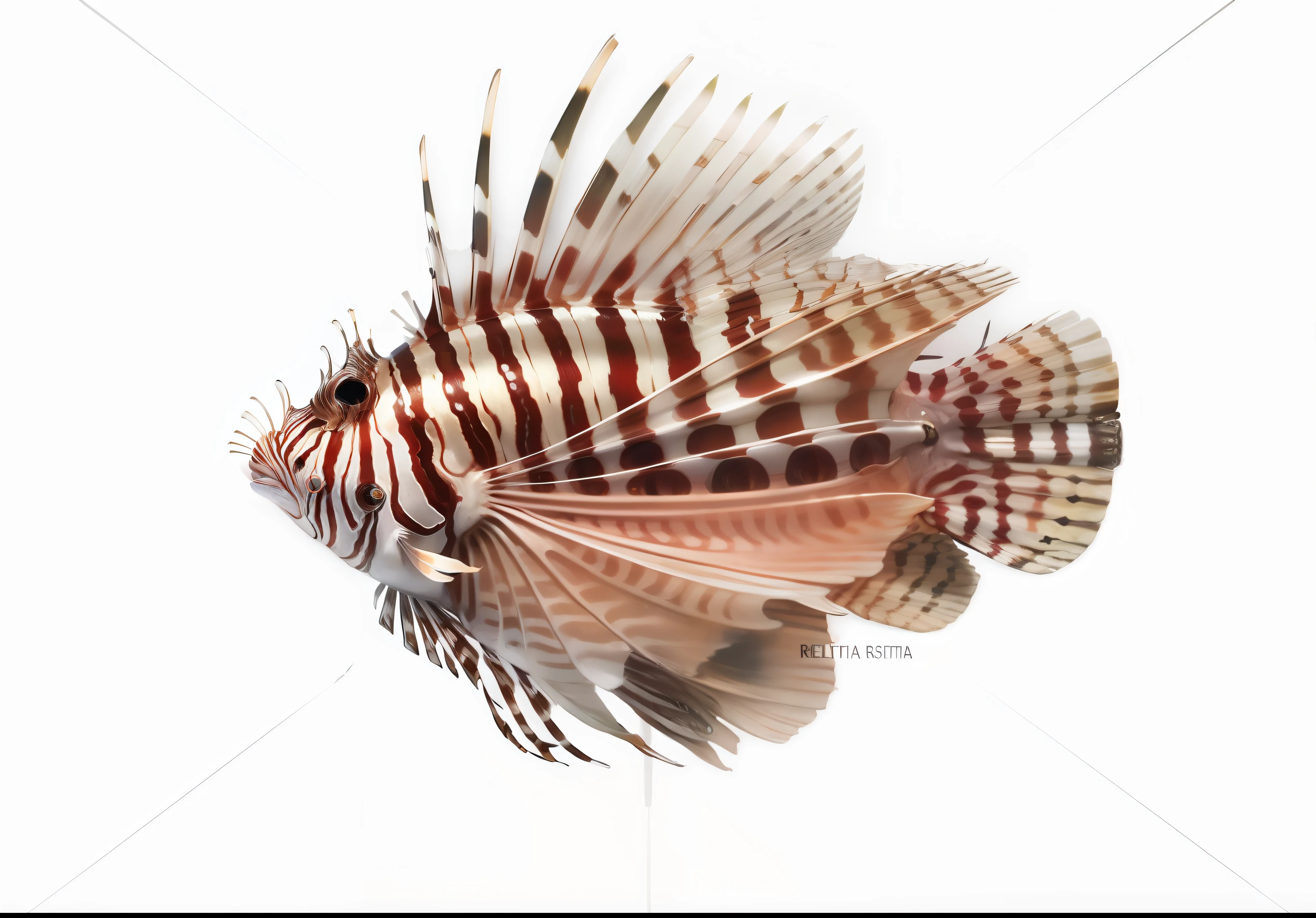 Lion fish high resolution eight car full HD, realista Ultra realista