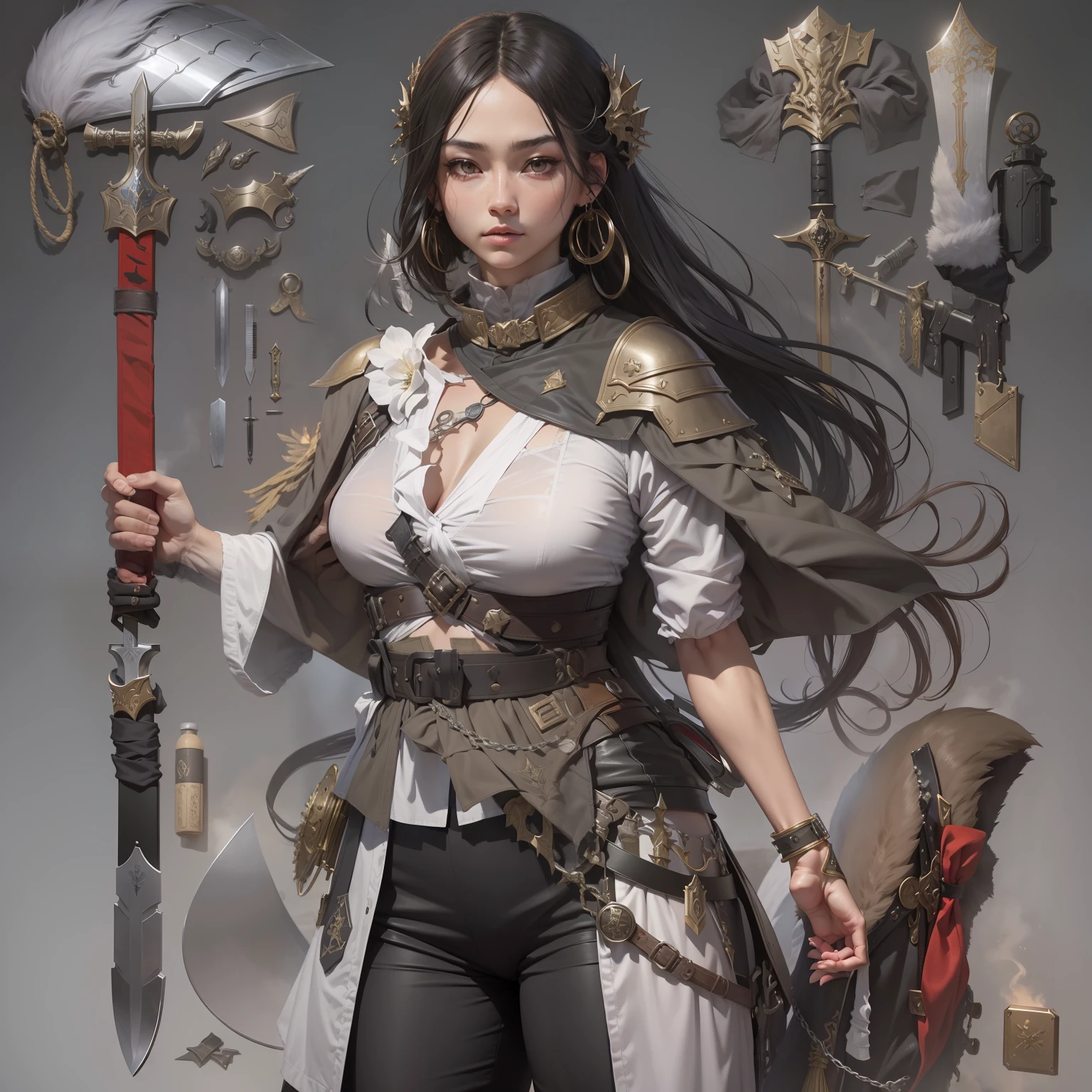 Moonland snow,new products, arma, The sword, halter, Weapons of the future, 32K, Linen cloak, Top quality, Masterpiece:Faust,,1 child, short detailed hair, thin fog, Squat, (tmasterpiece,k hd,hyper HD,16k),clutching a sword, buliding, Reflectors, bloods, Eastern Asia, Weapon focus, Skysky, brunette color hair, knifes, shorter pants, fumo, Mist, The clothes ar, bandagens, sword sheath, Leather, 独奏