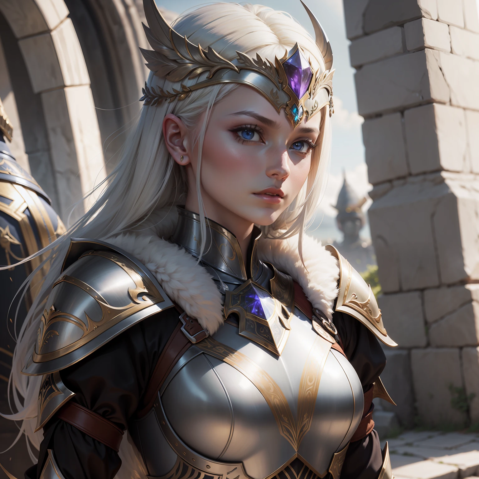 femele,Exquisite armor,4K
