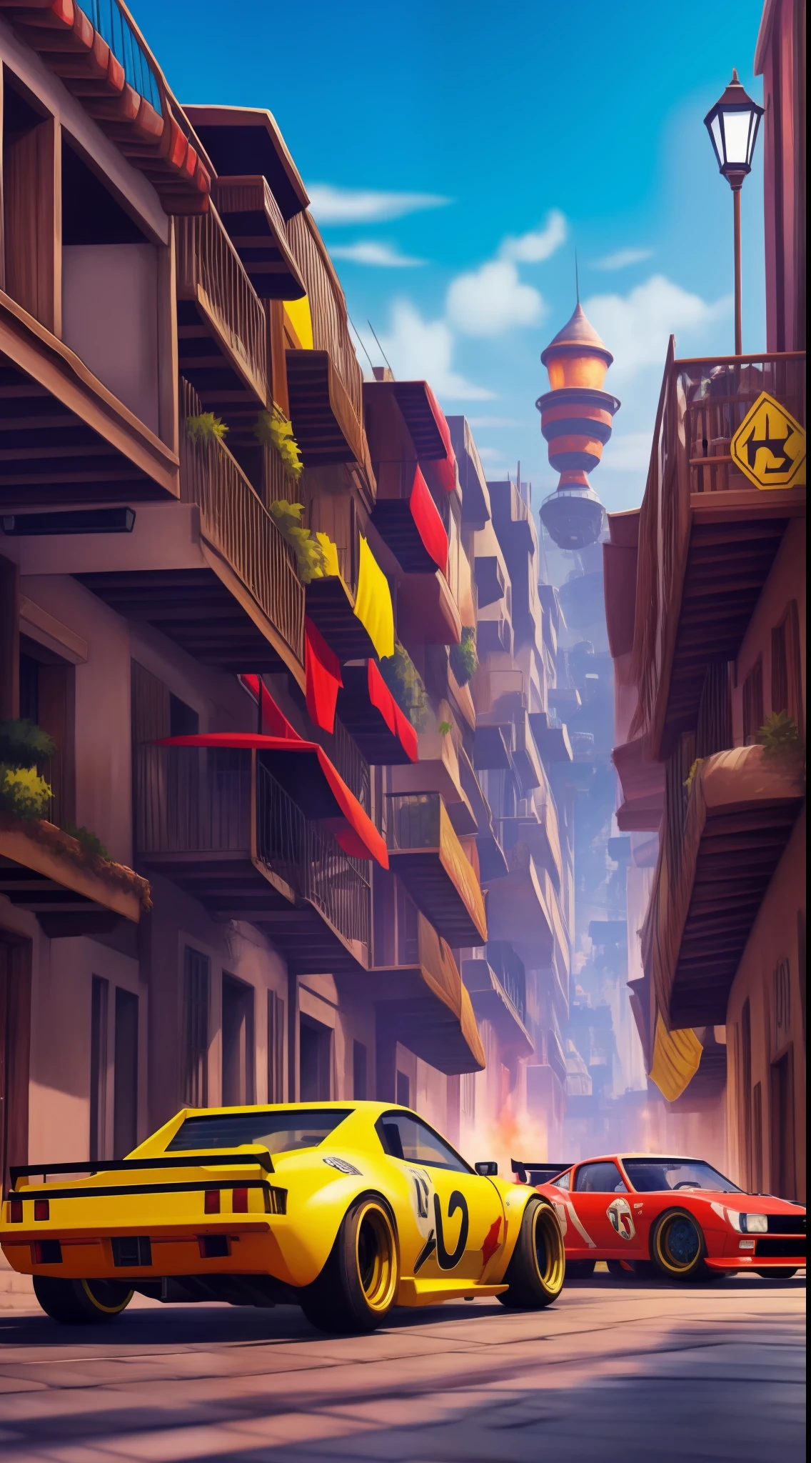 RAPIDO Y FURIOSO 1 STREET FIGTHER TURBO PAISAJE NINTENDO VIDEOJUEGO MULTI MUNDOS ESTILO SUPER FINO MUCHA GENTE,ULTRA DETAIL UTRA REALISTA,DRIFT PERSECUSION