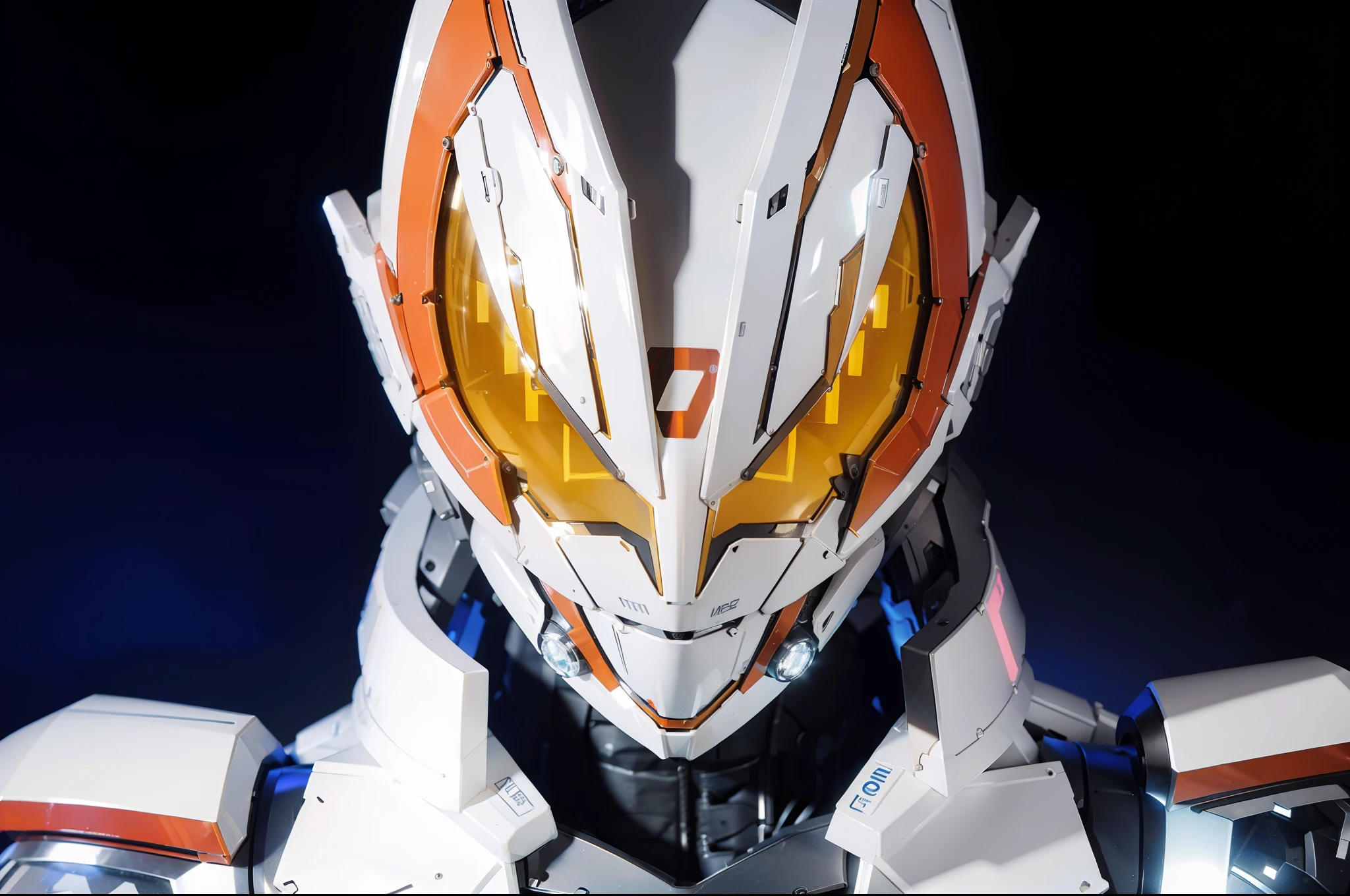 Realiy，photorealestic，Machinary，mechs，Technologie，musculous，glowing light eyes，Burly body，style of photography，Real scenery（Metallic texture 1.8）（Excess detail 2）（High resolution1.6）（4K clarity1.9)（Carbon fiber 1.5）（Metal reflection 1.5），Neon lights，obi strip（1:1）