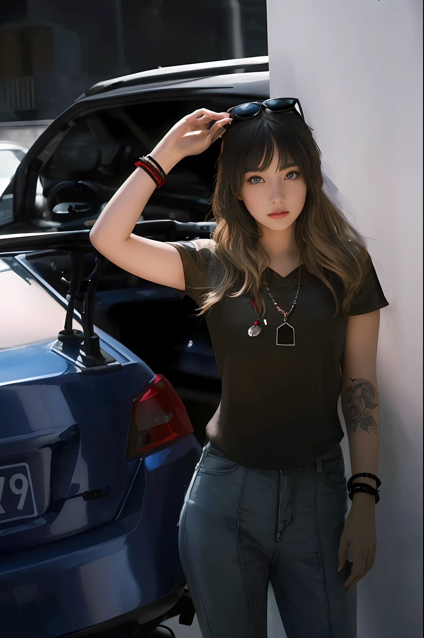 (1girl:1.3), Solo, (((Very detailed face)))), ((Very detailed eyes and face)))), Beautiful detail eyes, Body parts__, Official art, Unified 8k wallpaper, Super detailed, beautiful and beautiful, beautiful, masterpiece, best quality, original, masterpiece, super fine photo, best quality, super high resolution, realistic realism, sunlight, full body portrait, amazing beauty, dynamic pose, delicate face, vibrant eyes, (from the front), She wears Spider-Man suit, red and black color scheme, spider, very detailed city roof background, rooftop, overlooking the city, detailed face, detailed complex busy background, messy, gorgeous, milky white, highly detailed skin, realistic skin details, visible pores, clear focus, volumetric fog, 8k uhd, DSLR, high quality, film grain, fair skin, photo realism, lomography, futuristic dystopian megalopolis, translucent