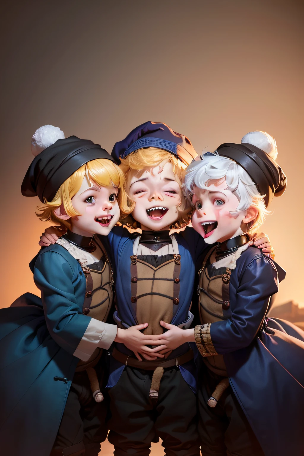 Three happy s,Libido boy,Libido boy,
