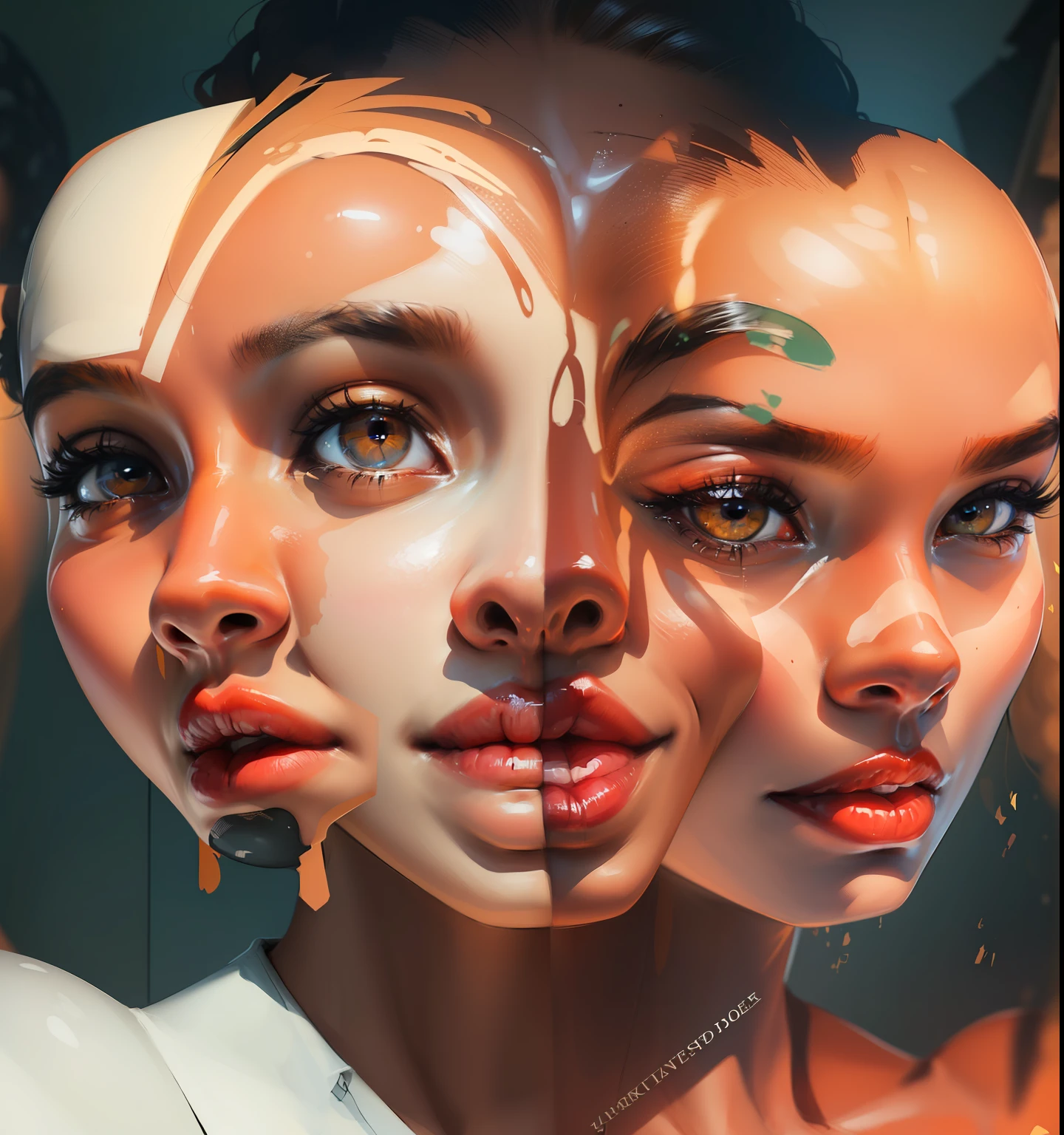 ((Best Quality, 8K, Masterpiece: 1.3)), Pretty, young woman, smooth skin, stylish, social, brown eyes, tanned