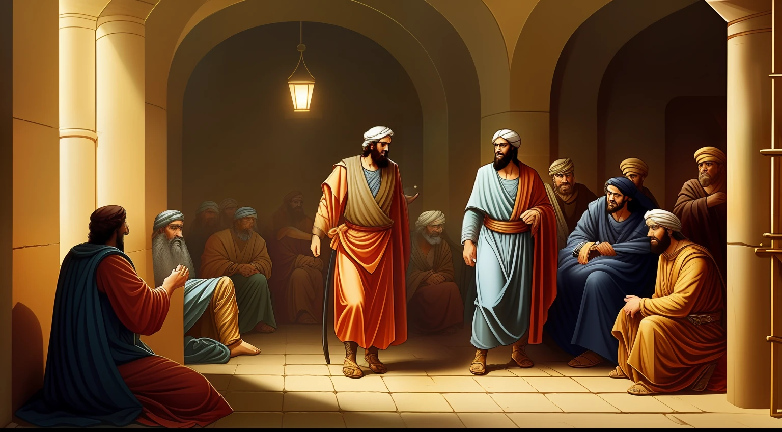 Joseph was unjustly thrown into prison, where he remained for a long time. Even in prison, his wisdom and ability to interpret dreams caught the attention of the jailer, who placed him in charge of other prisoners.