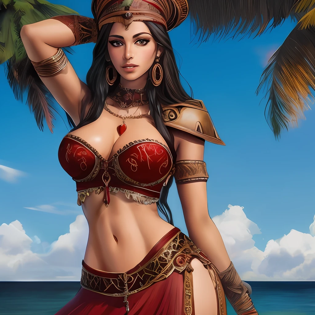 mulher loira,corpo sensual,olhos azuis,roupas medievais