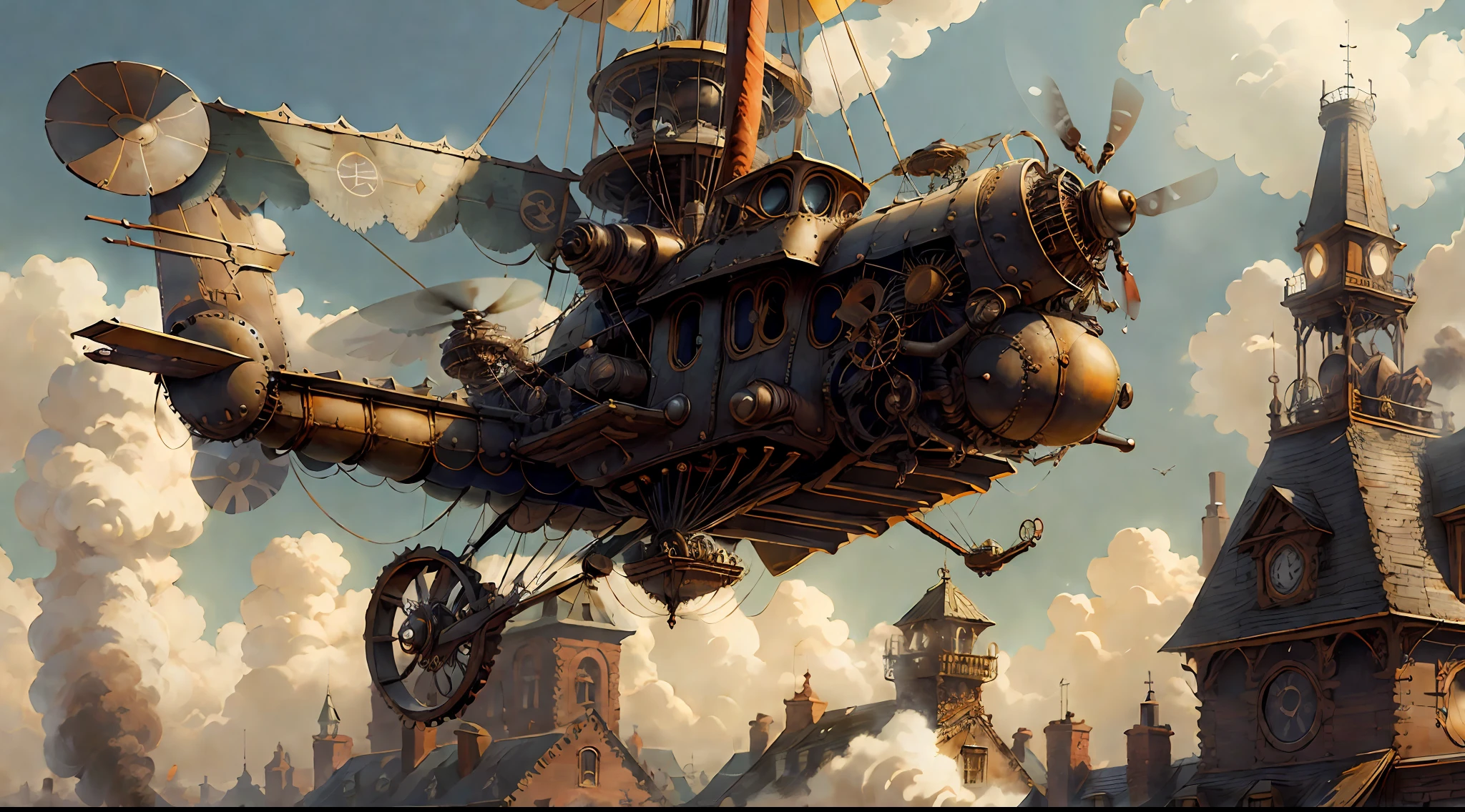 SteamPunkAI , Cogpunk  helicopter