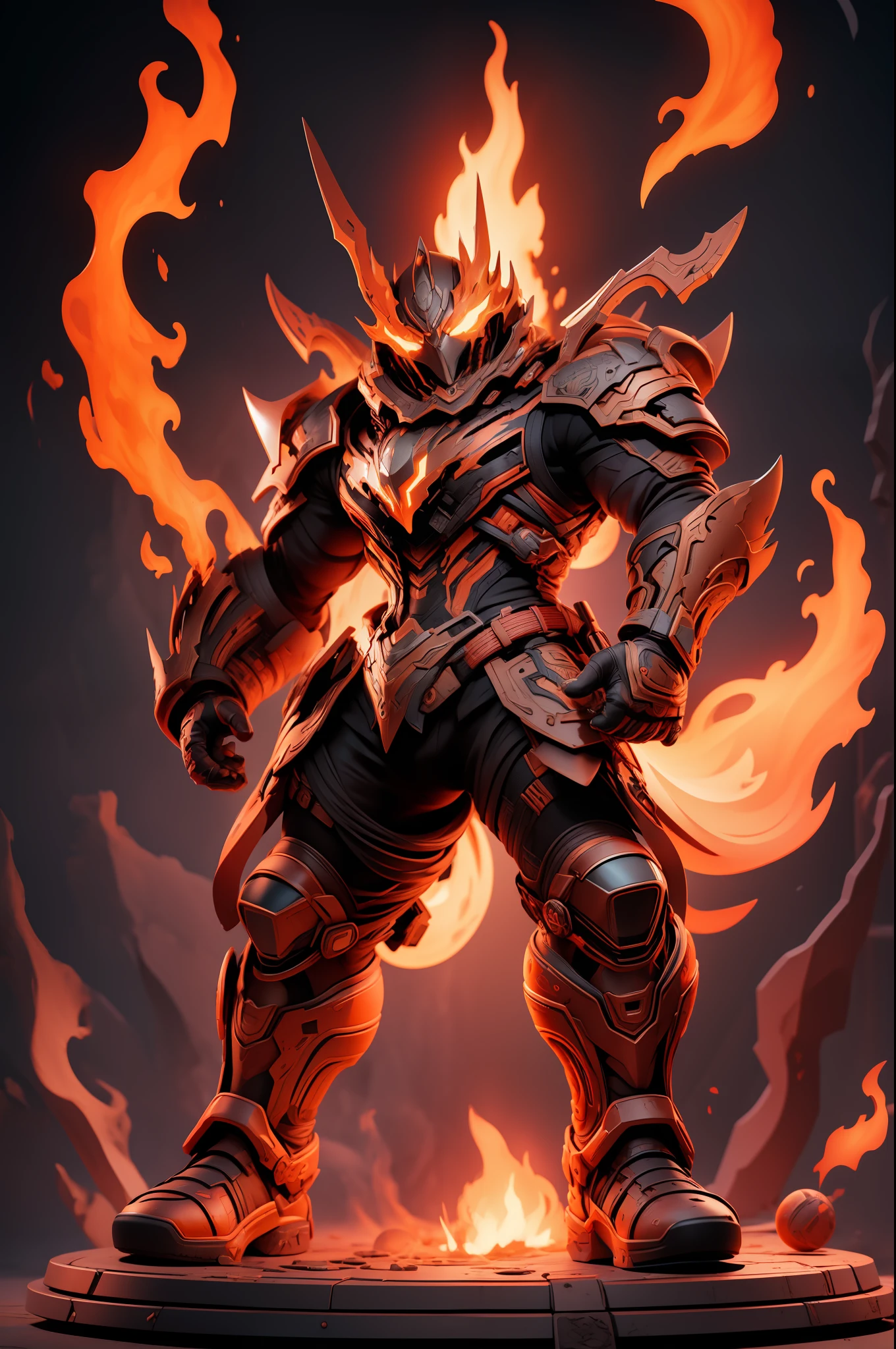 Metalburn, masterpiece, best quality