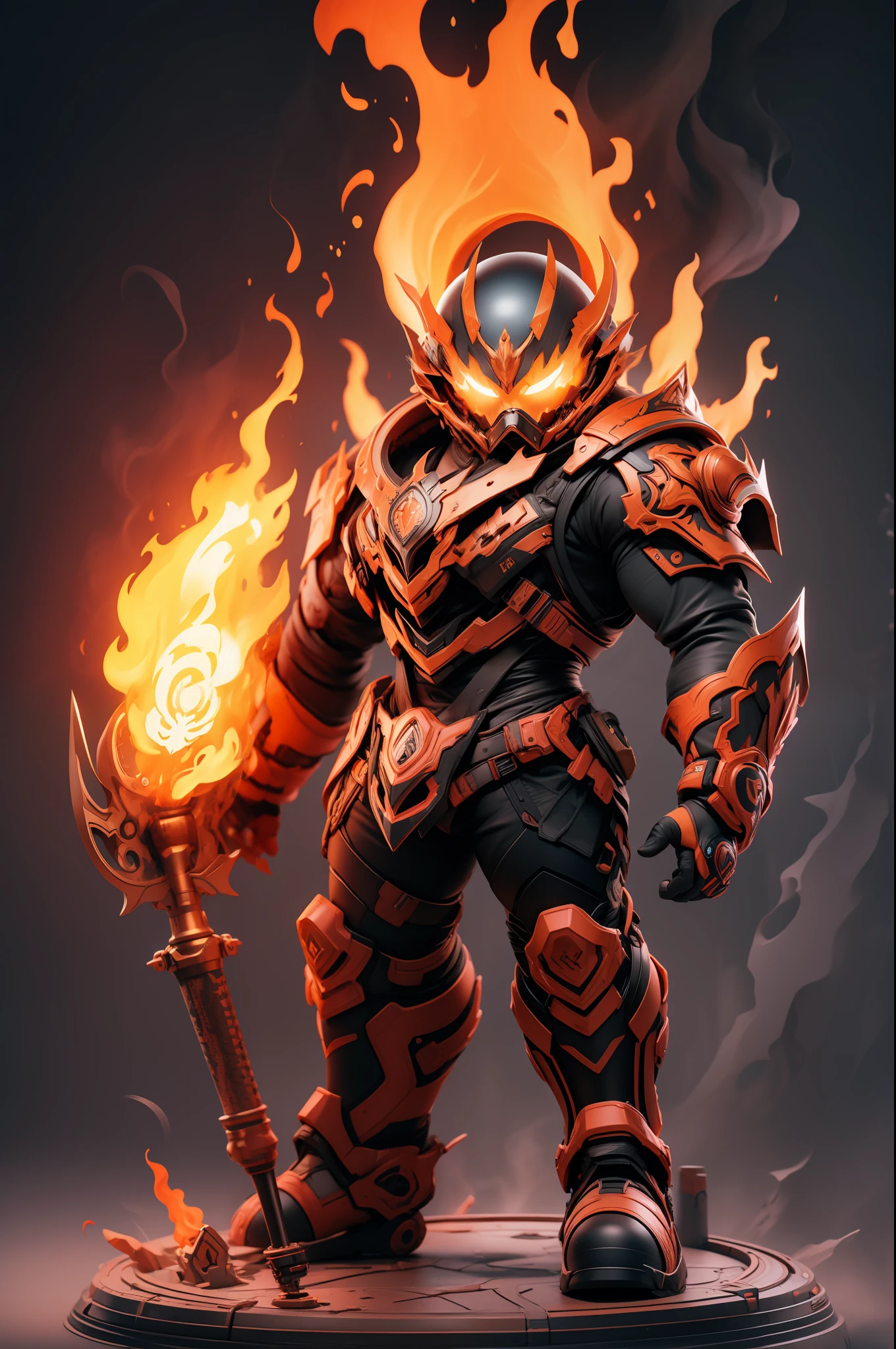 Metalburn, masterpiece, best quality