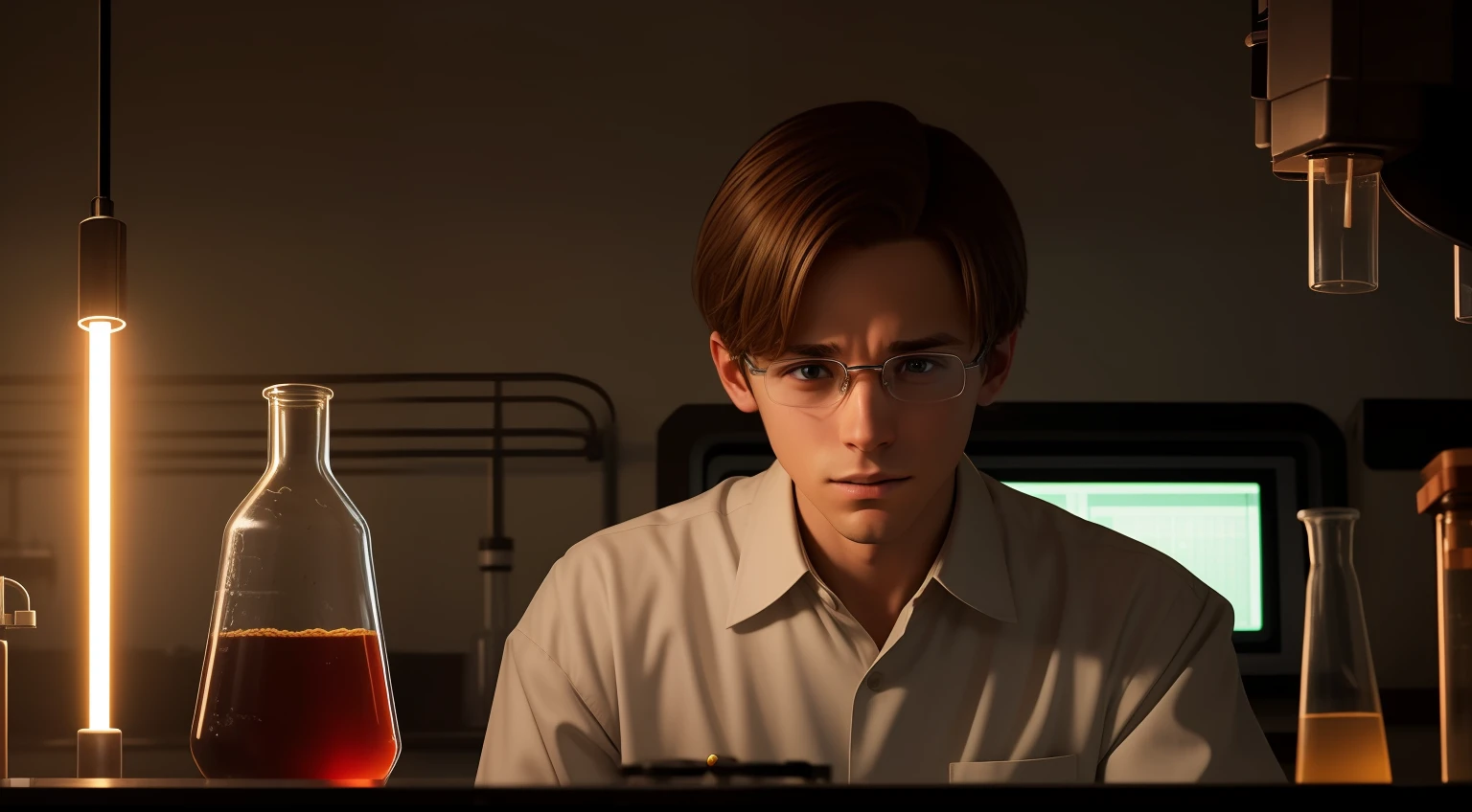 Lucas spends endless nights working in his laboratory, conducting meticulous experiments. He faces various failures and challenges, but his determination remains unwavering. Through trial and error, he begins to see promising results.