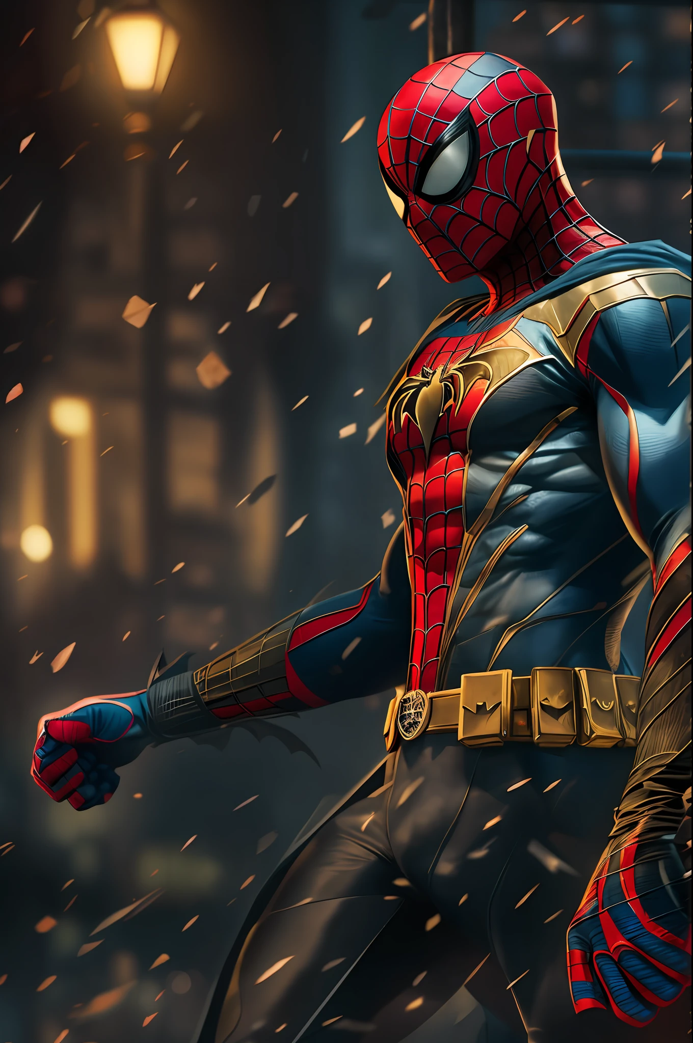 Spiderman and Batman 8k ultra hd wallpaper
