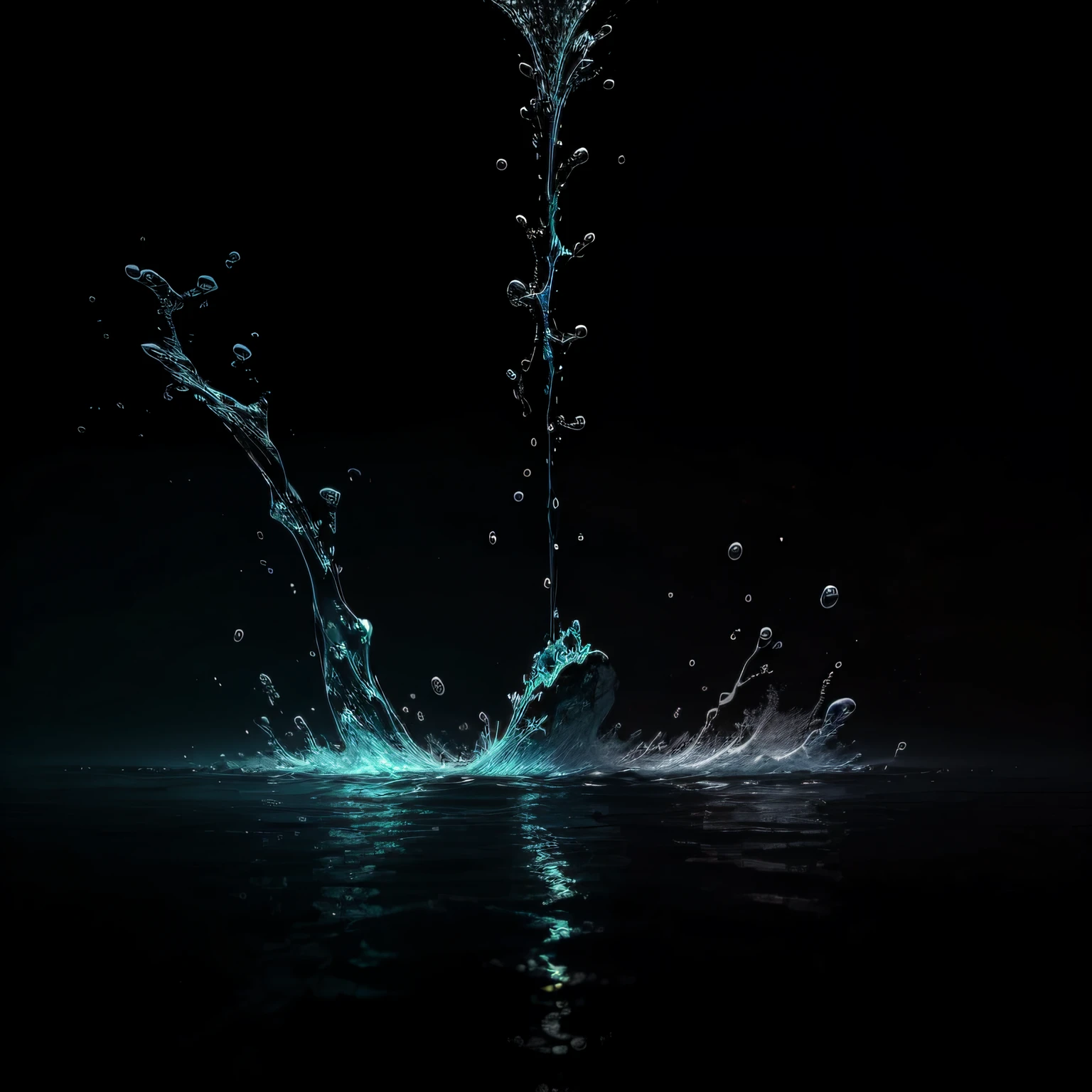 Lighting and water, emotions, beautiful digital illustration, beautiful illustration, high quality, high detailed --auto