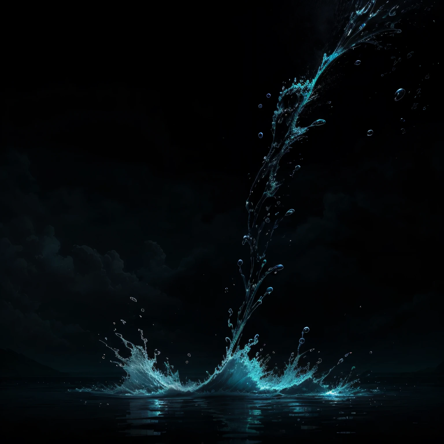 Lighting and water, emotions, beautiful digital illustration, beautiful illustration, high quality, high detailed --auto