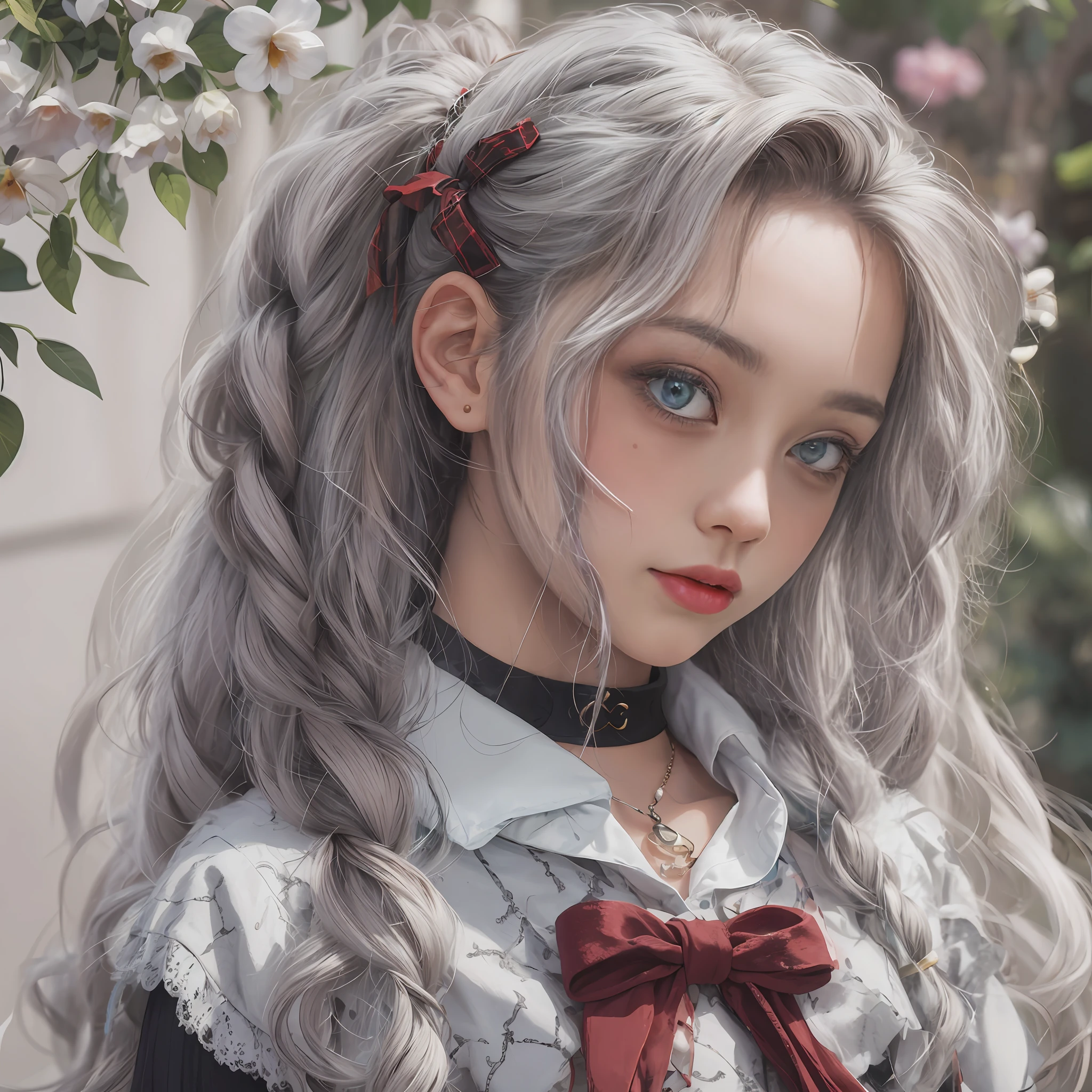 Flowering garden background