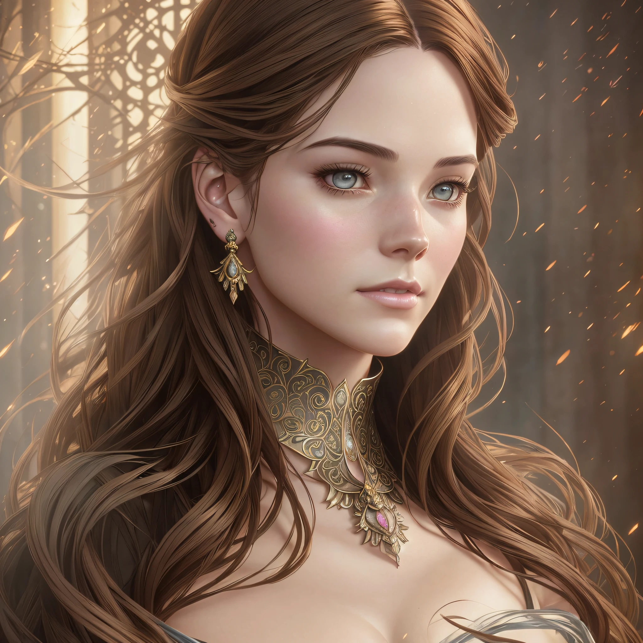 belle beauty and the beast ; ultra realistic, concept art, intricate details, eerie, haunting, highly detailed, photorealistic, octane render, 8 k, unreal engine. art by artgerm and greg rutkowski and charlie bowater and magali villeneuve and alphonse mucha