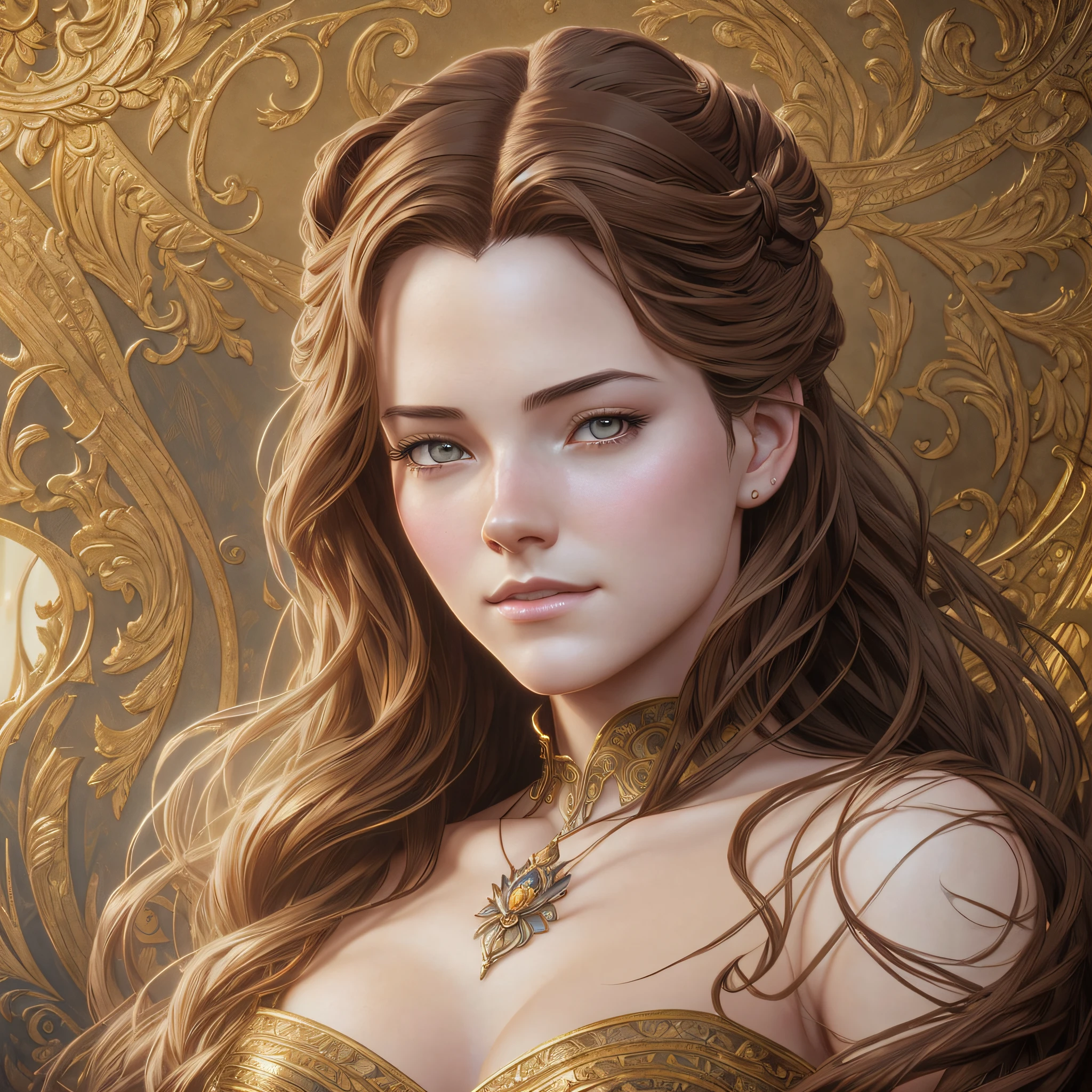 belle beauty and the beast ; ultra realistic, concept art, intricate details, eerie, haunting, highly detailed, photorealistic, octane render, 8 k, unreal engine. art by artgerm and greg rutkowski and charlie bowater and magali villeneuve and alphonse mucha