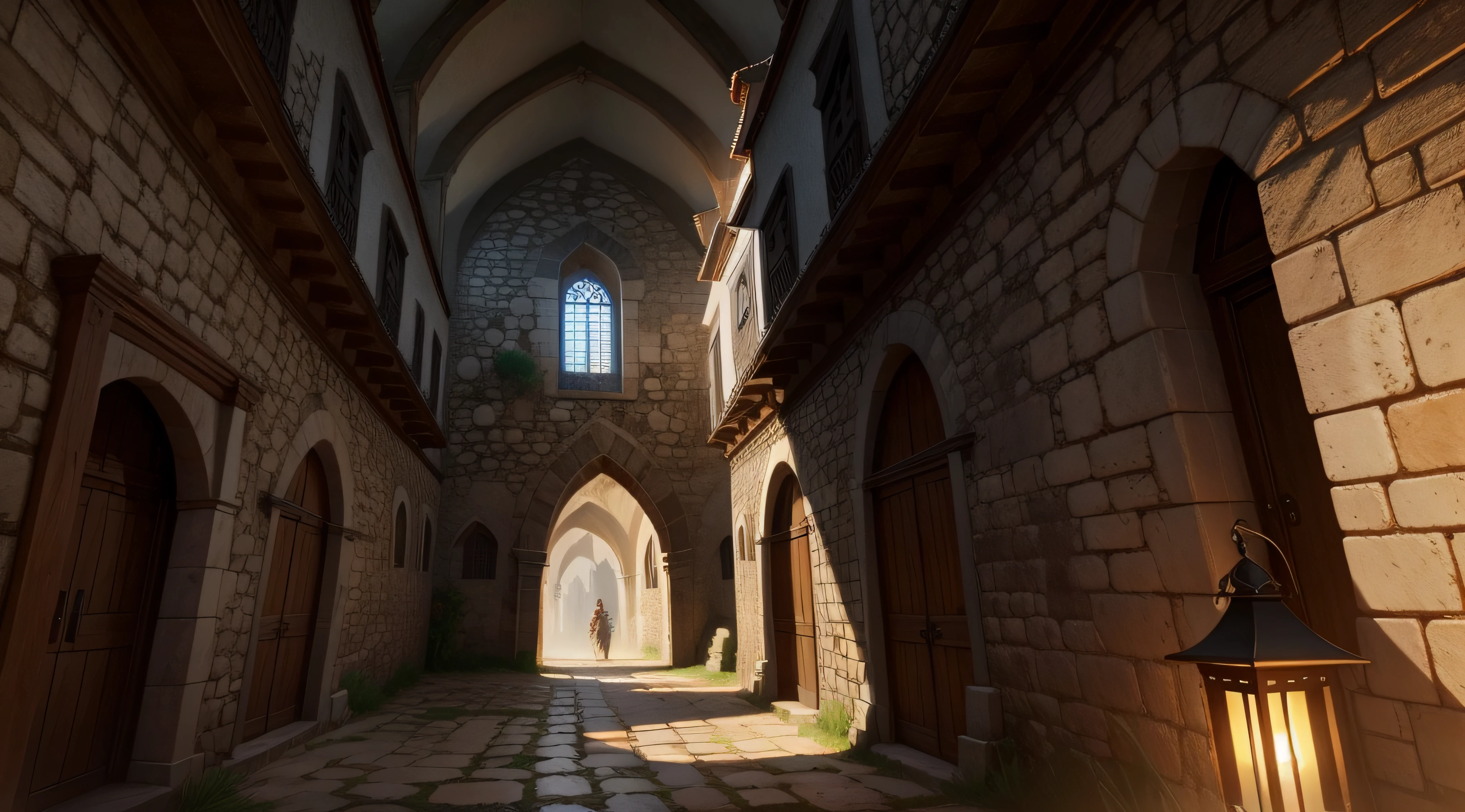 Fundo de um Quarto Medieval