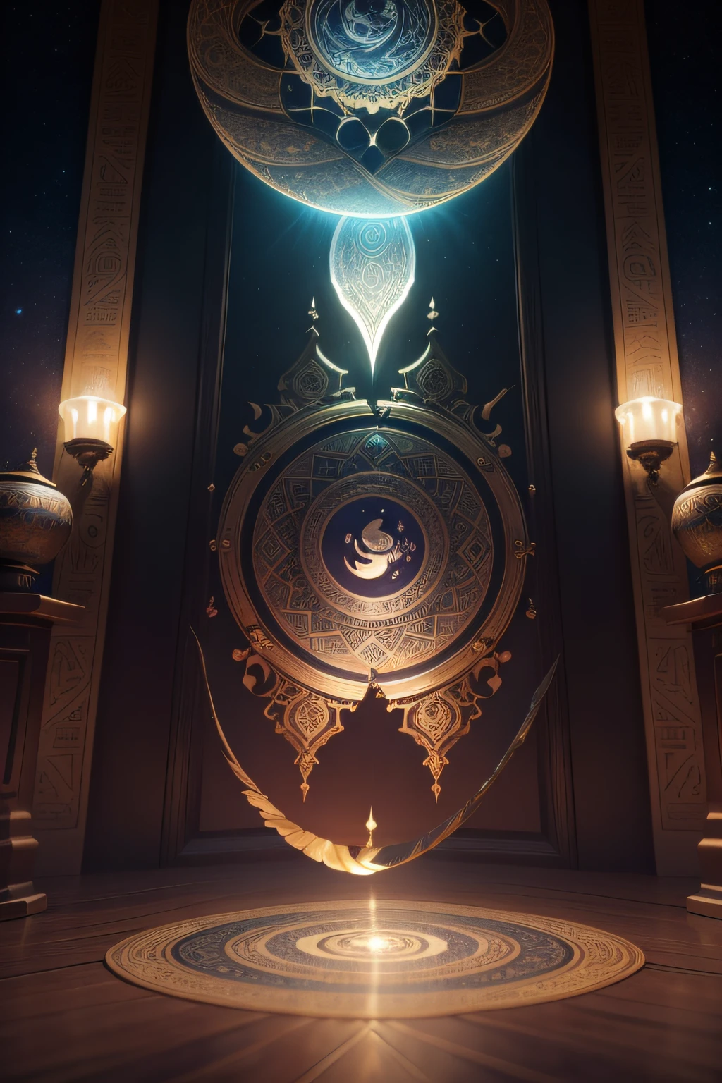 em, osiris, Isis, Horus, mandala, Ancient Dragons, Yin Yang, mythological landscapes, Vistas amplas, montanhas distantes, pegue a chave, estrelas cadentes, Artistic elements, detalhes intrincados, fontes de luz quente, Ultra-detailed 4k resolution, dynamic compositions, Masterpiece level, sonhador, iridescente, maravilha, mystery.