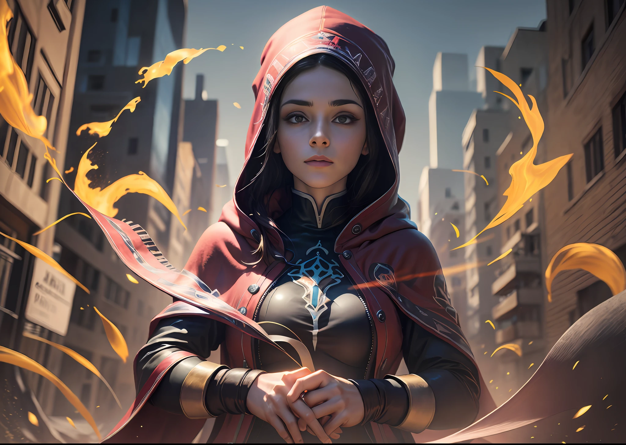 Virgem Maria, olhar de quem ama, roupas israelitas, well dressed and cloak on her head, 4k, alta resolução, obra-prima, melhor qualidade, foco nítido, ultra realista, (cinematic lighthing), 鎖骨, [:(rosto detalhado:1.2):0.2]