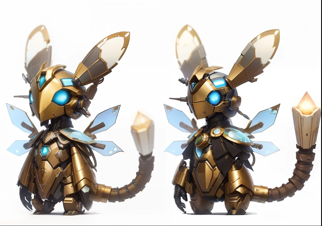 Argos-7 is a small automaton, parecido com uma fada, with delicate wing-shaped appendages. Is able to hover and move quickly. Its metallic body emits a soft and magical glow. Despite his fragile appearance, the Argos-7 is a powerful ally, providing invaluable knowledge and support. No entanto, must be protected in combat due to its vulnerability. Your skills can change the course of a challenging situation, mas lembre-se, your Energy Shield needs to be recharged after each use. No estilo steampunk