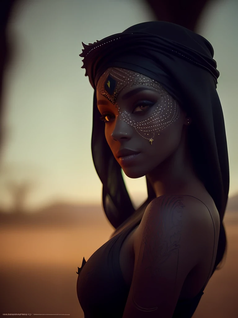 (full length frame), naked, (elegant, beautiful face), (gothic makeup:0.8), ketch of woman full body, (cheeky smile), africa desert oasis, african girl sits in oasis, magical atmosphere, gothic makeup, fog, (detailed skin, skin texture), (intricately detailed, fine details, hyperdetailed),
(Puma on background, babana palms),
raytracing, subsurface scattering, (fantasy underworld journey on background), diffused soft lighting, shallow depth of field, by Oliver Wetter, sharp focus bokeh, (photo quality:1.4)