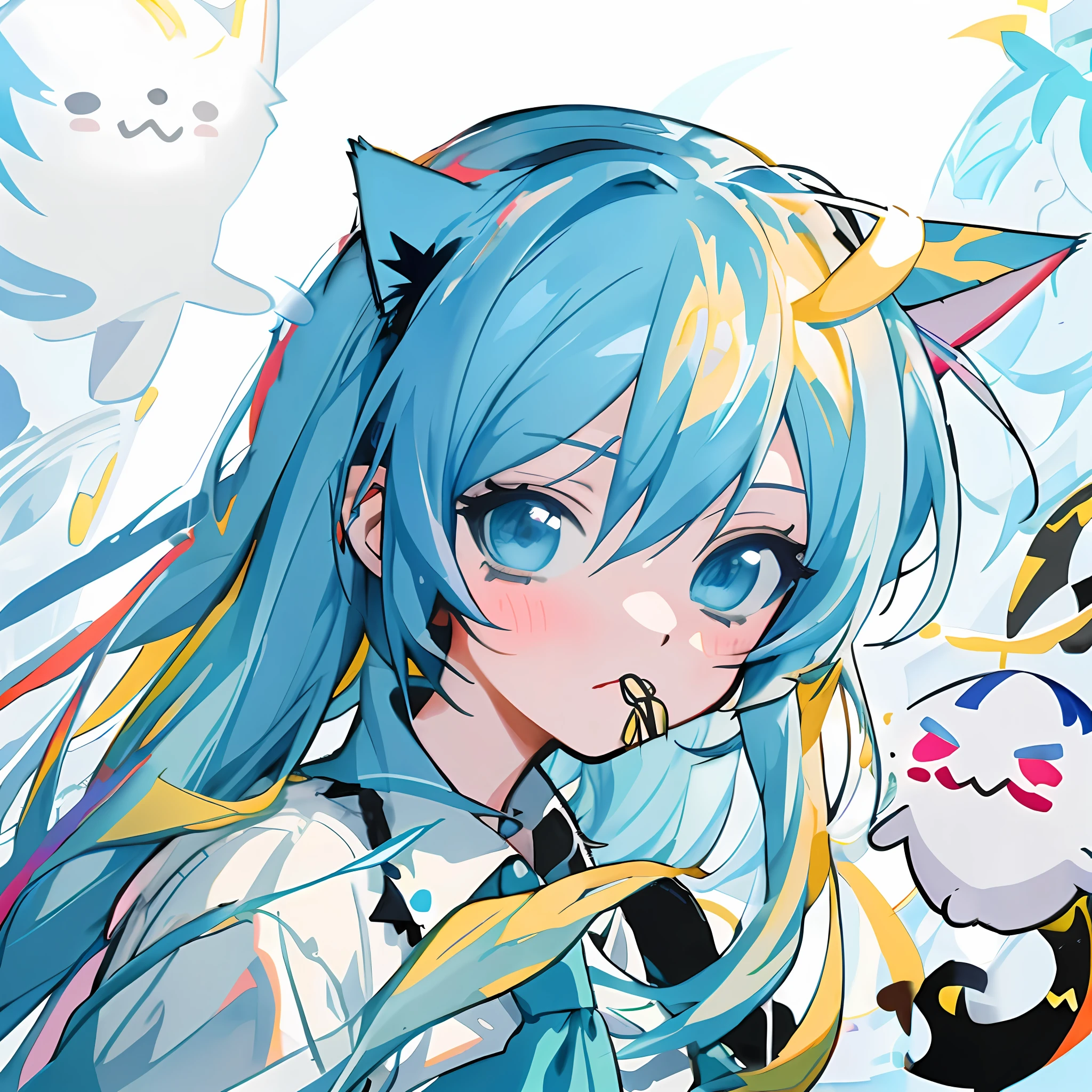 Keep your mouth shut,Cat ears