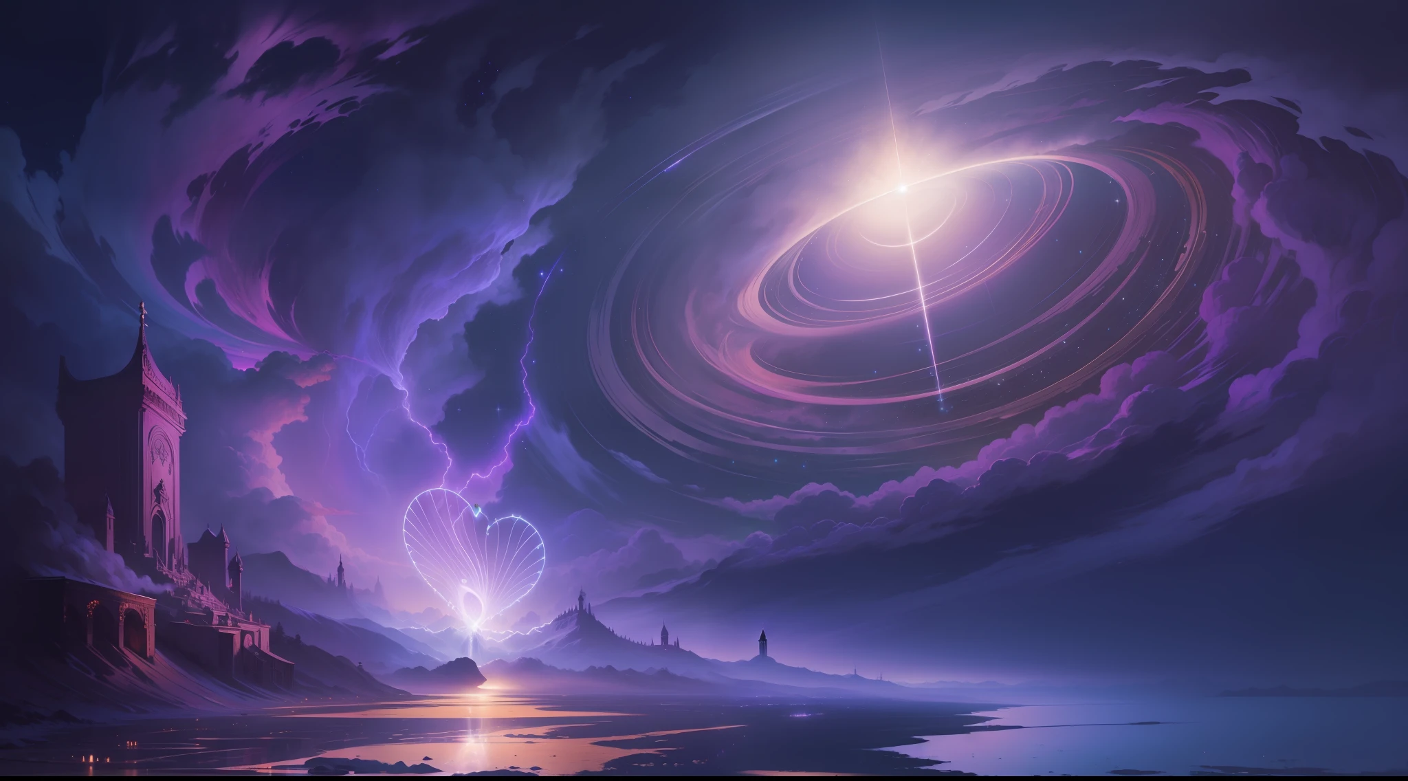 mundo espiritual, morada celestial, luz encantadora branca,