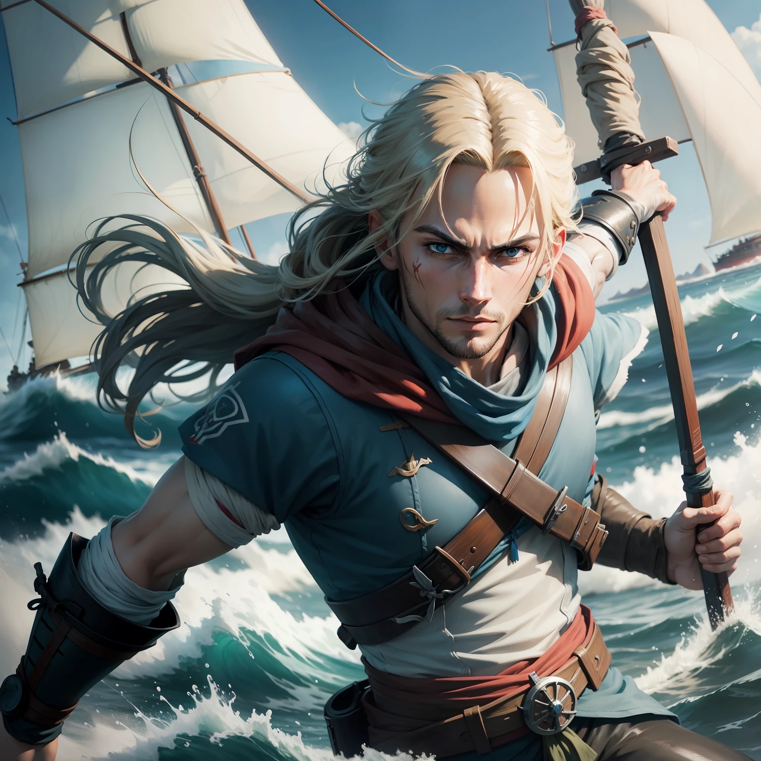 Edward Kenway anime action
