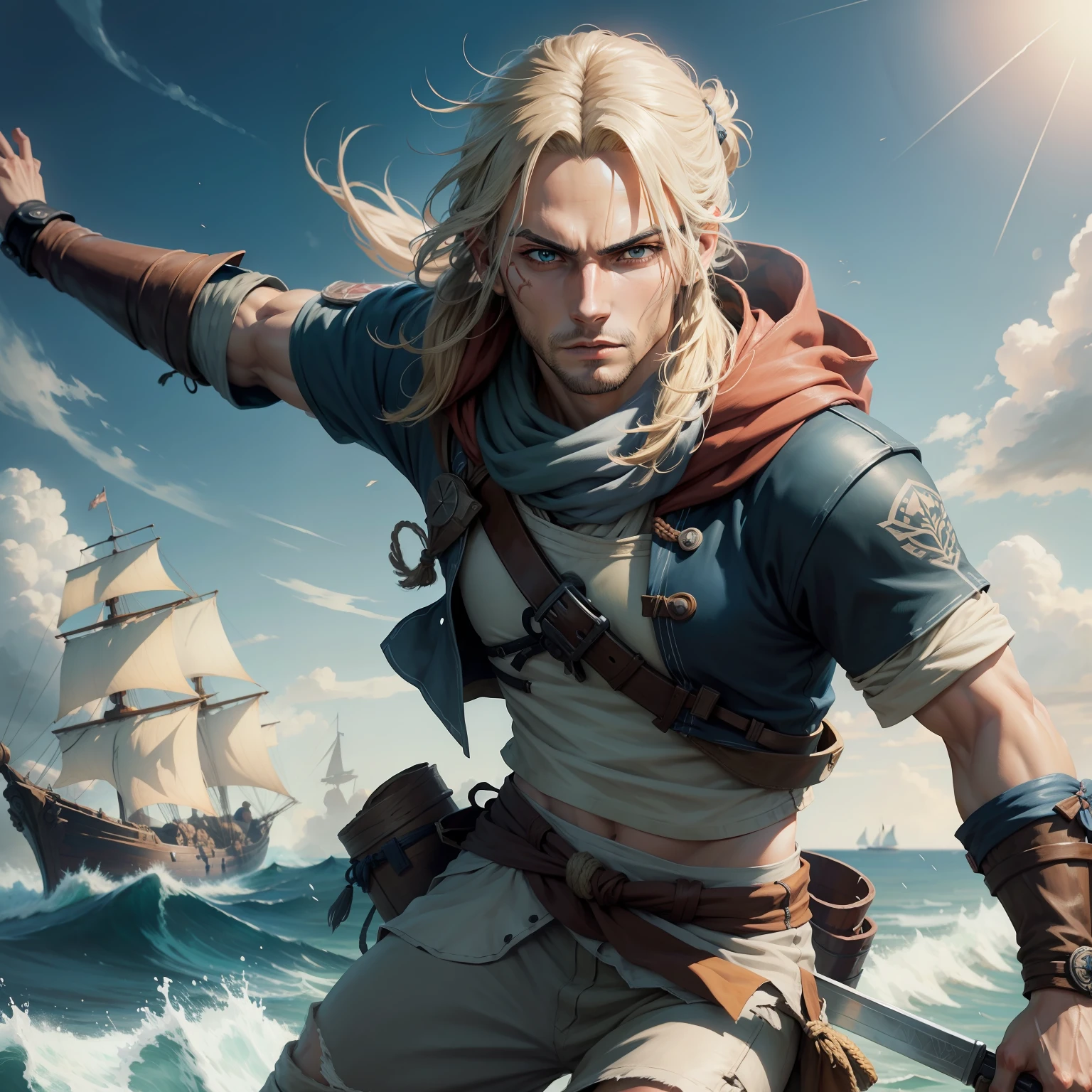 Edward Kenway anime action
