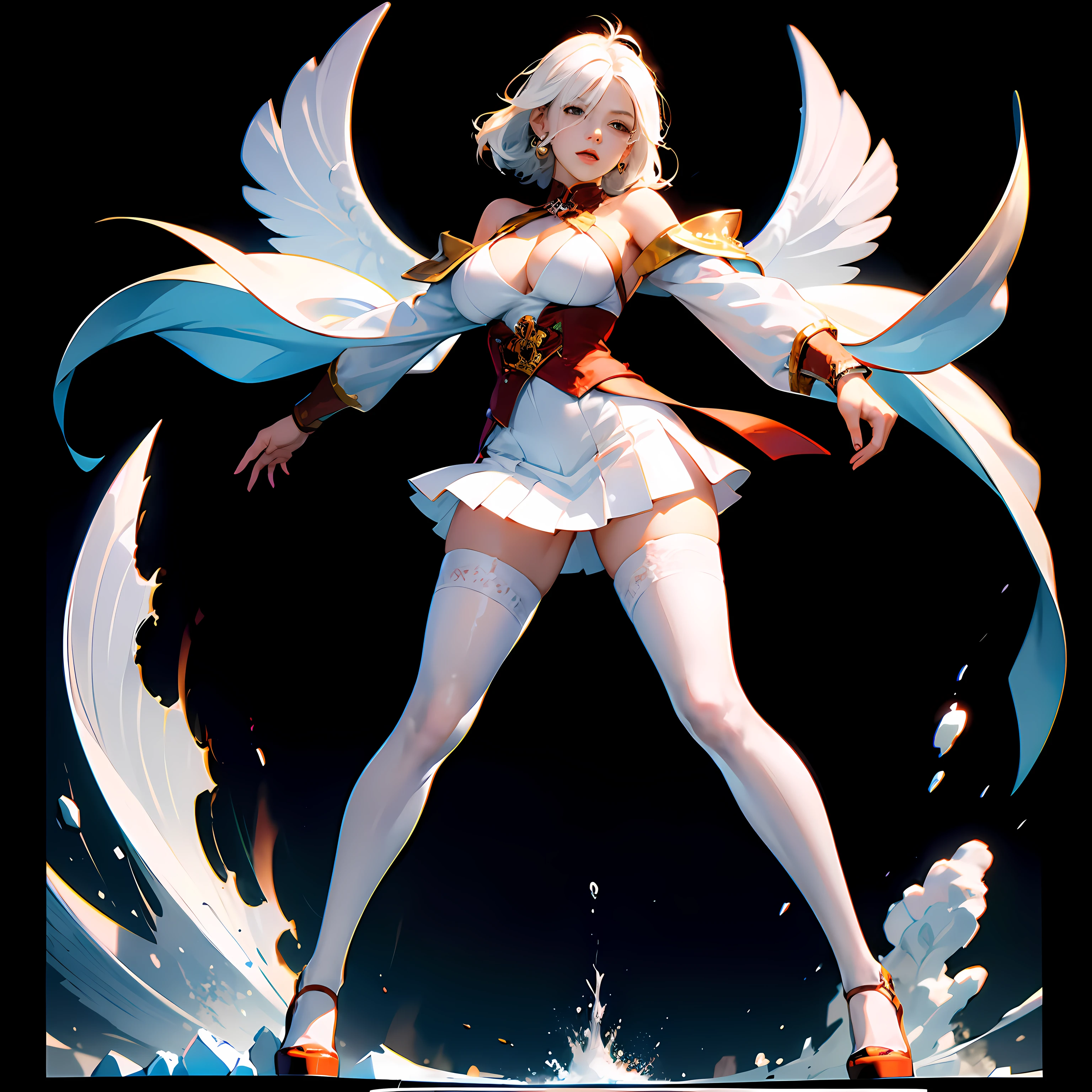 tmasterpiece,Highest image quality,8K,Real Human,Cute girl,White hair,Plump body,(Huge breasts 1.6)Full buttocks and huge,Oversized breasts,Oversized tits,The whole body emits heat,White transparent miniskirt,White transparent stockings,Positive perspective,looking toward the viewer,exhilarated,Hot,perspire,Be red in the face,Spit ,The body is full of ,urinating,Pee your pants,Ultra-detailed face,Super detailed hands,Highest image quality