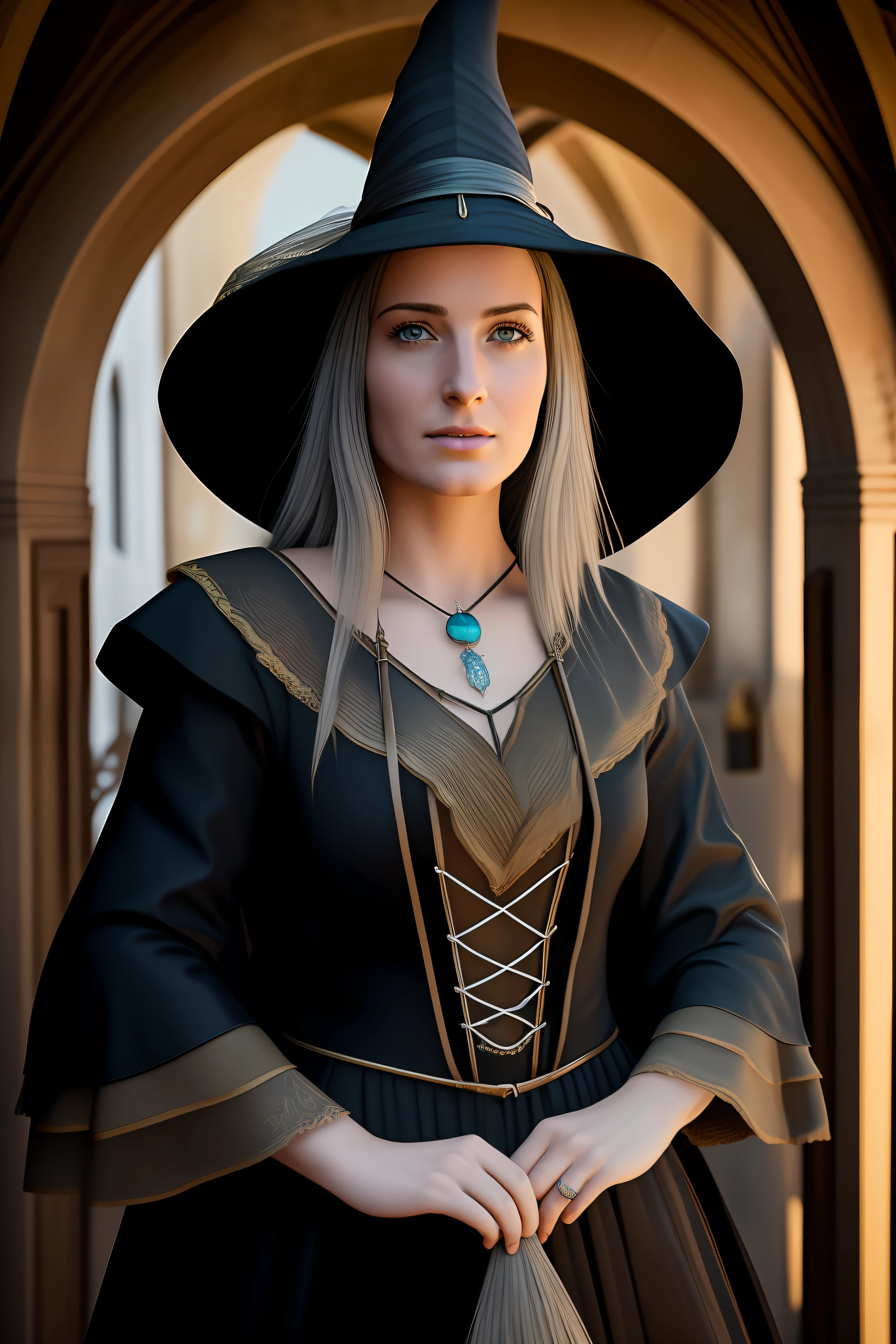 "realistic image witch of Évora in high resolution"