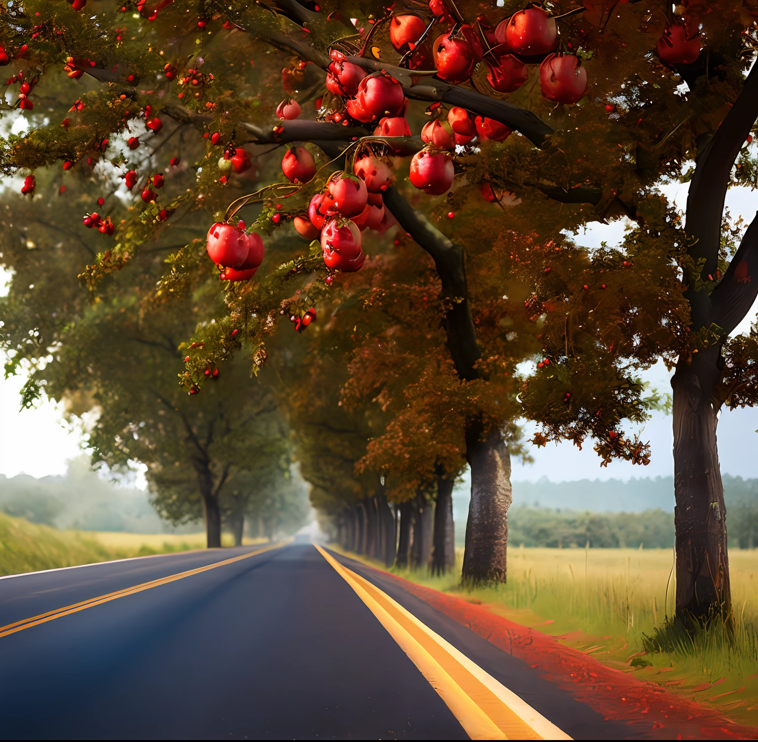 Road apples, concept art, 4k