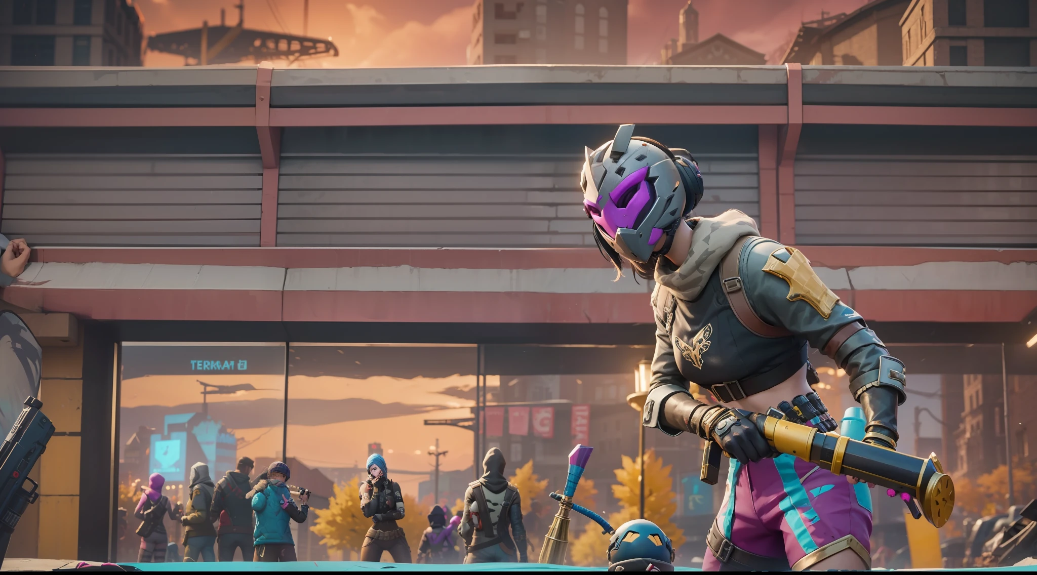 There are two people who are posing for a photo in front of a building, Jerma985 en Fortnite, En la piel de Fortnite, En Fortnite, Realismo en el estilo del juego Fornite, Fortnite realista, en el juego, Estilo Fortnite, Con tal que, Neymar en Fortnite, en estilo de juego 8K, En el juego, en - juego, como personaje de FortniteDos personas con armadura de cuerpo entero sosteniendo armas contra un fondo naranja, Piel de obsidiana, En la piel de Fortnite, Aspecto de Fortnite, Estilo Fortnite, Estilo de arte de Fortnite, Personaje de Fortnite, Fortninte, Epic Games, Captura de pantalla de Fortnite, Fortnite, piel escamosa, Con tal que, Skin en el PC para juegos, piel de platino, Epic portrait of the game, Juego proporcionado. Renderizado de octanaje