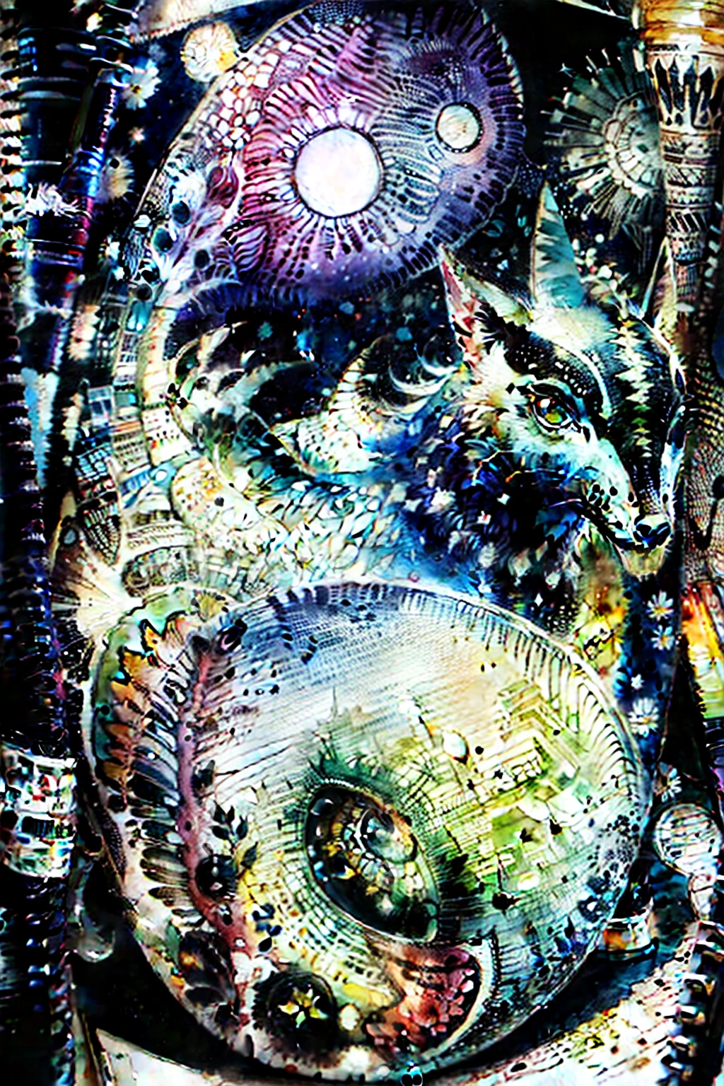 illustrations, surrealism , funny, comedy, animal people, bright, watercolor --ar 16:9