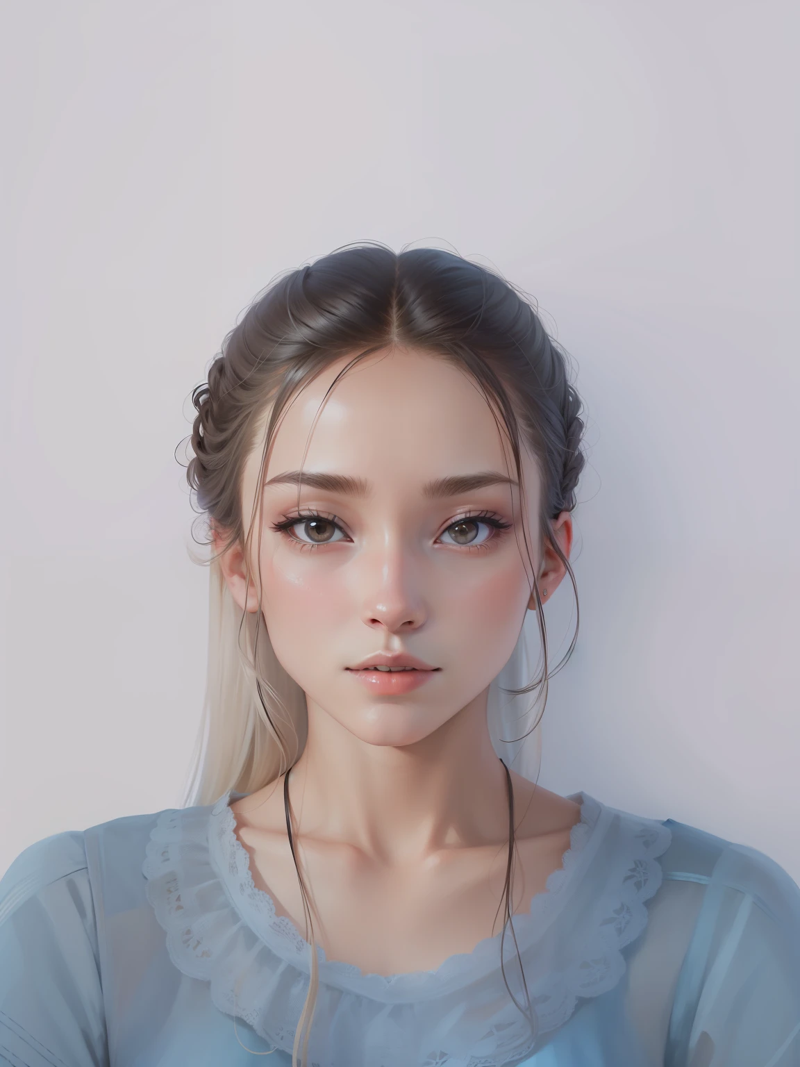 Long hair,