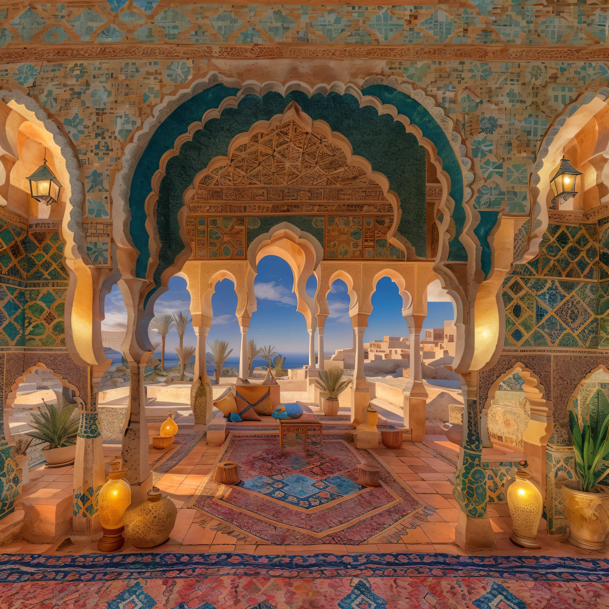 Moroccan fantasy view
