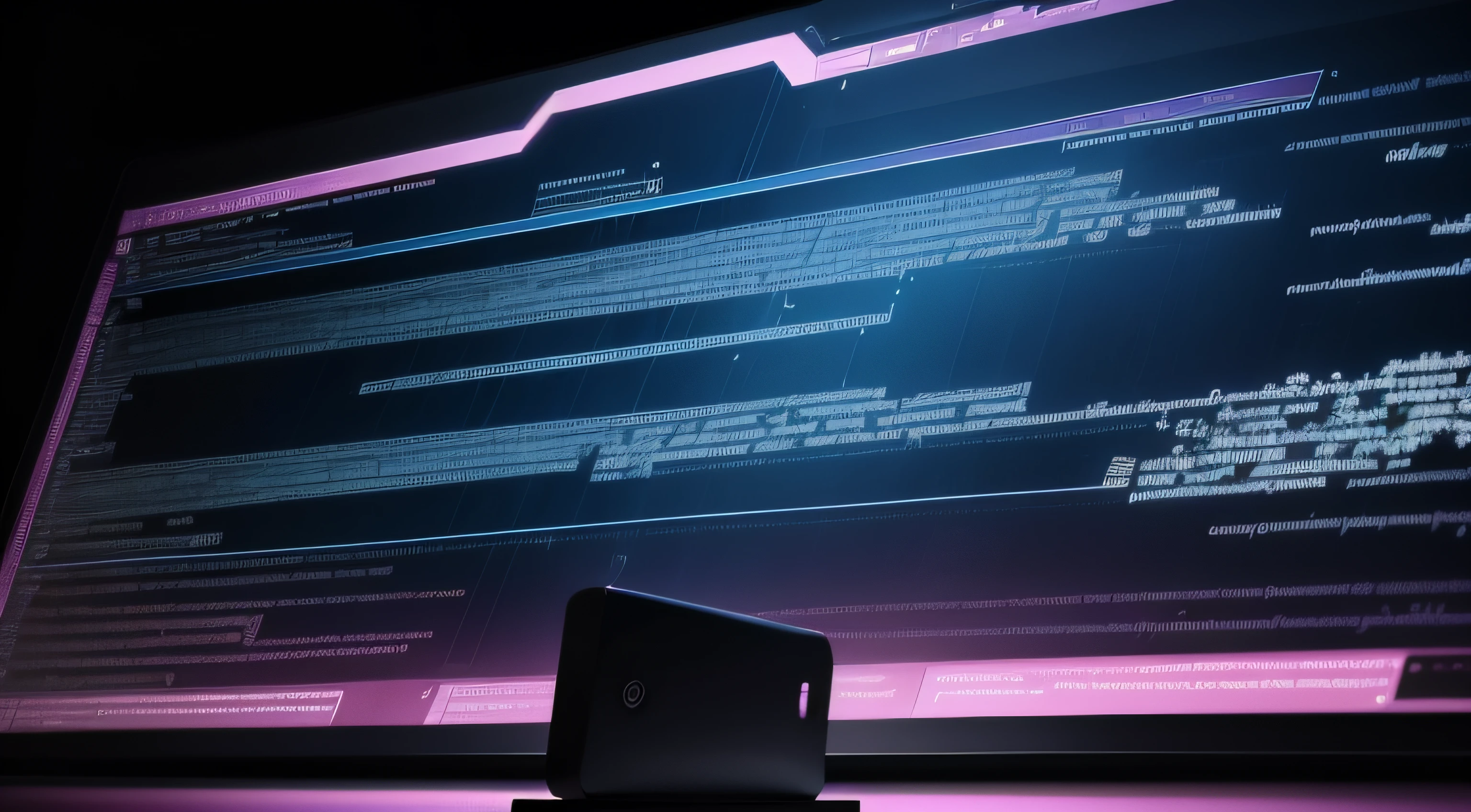Programming code abstract technology background of software deve