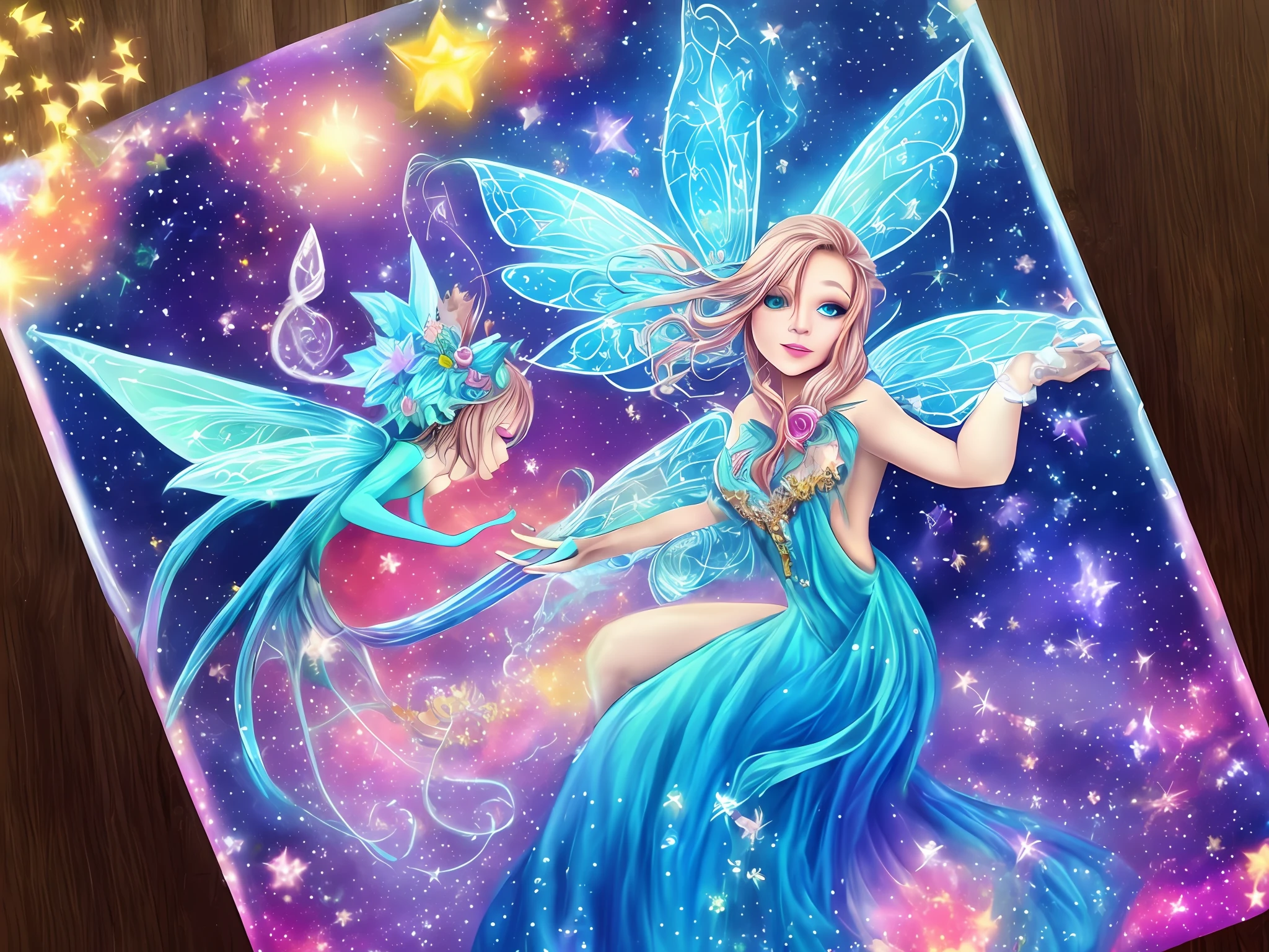 Create an Aquarius fairy