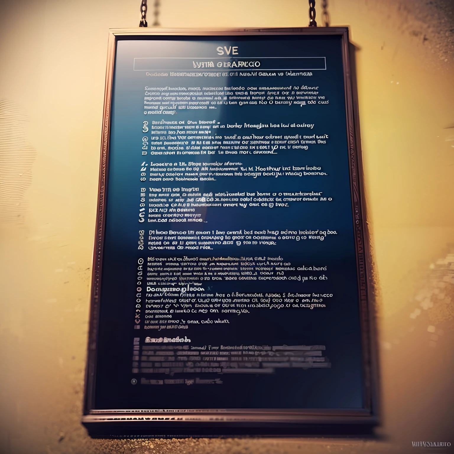 Letra H gigante em um fundo azul artificial escrito live: 9 horas de segunda a sabado
