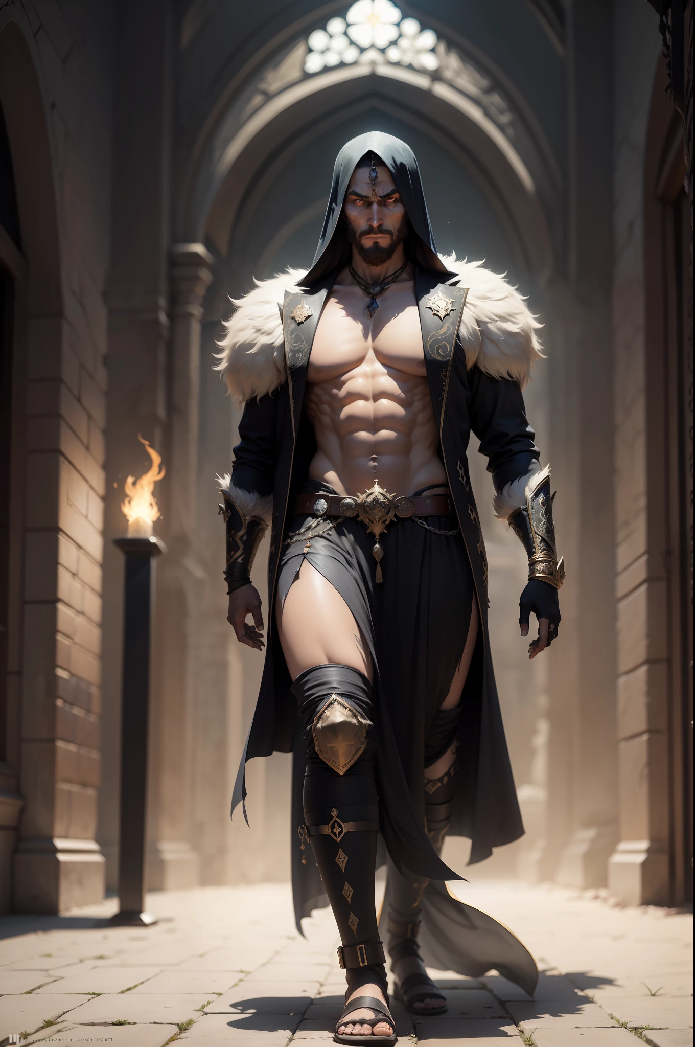 Design a doomsday character，Fakirs

spirit：

All sorts of fanatics，Mysterious and bizarre（Some unorthodox denominations），Highlight the cultural characteristics of different religions，